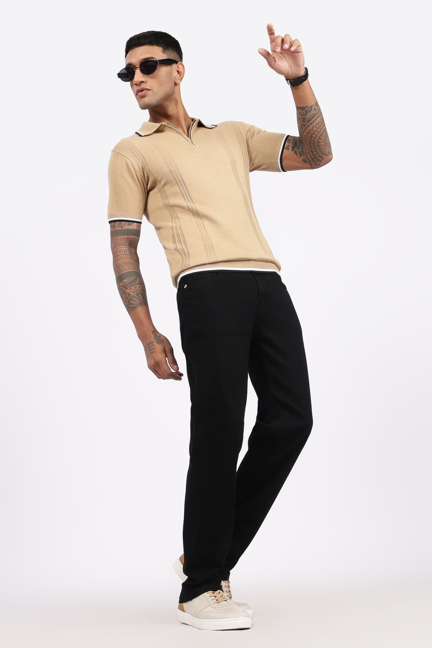 Black Denim Regular Fit Jeans