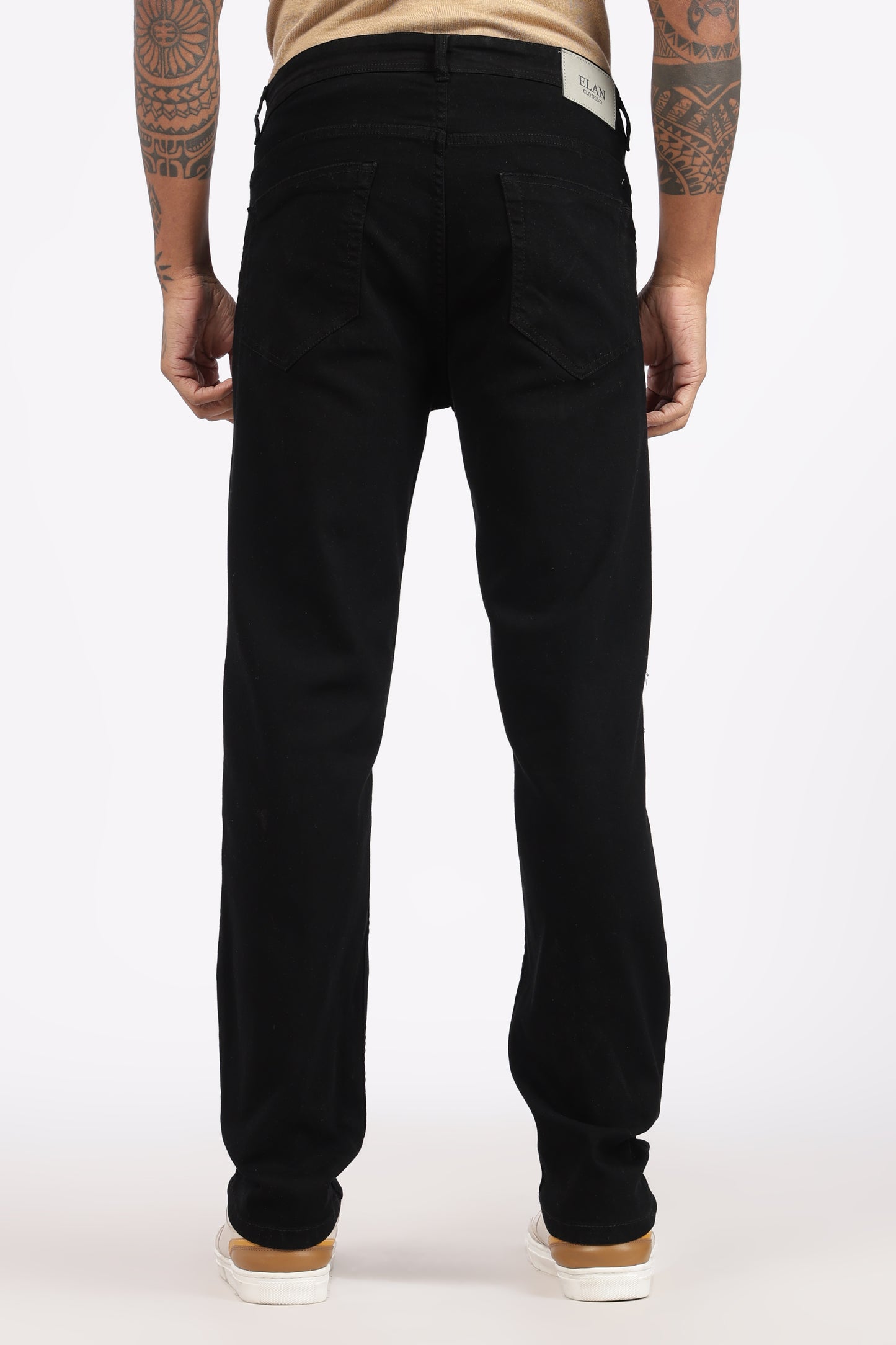 Black Denim Regular Fit Jeans