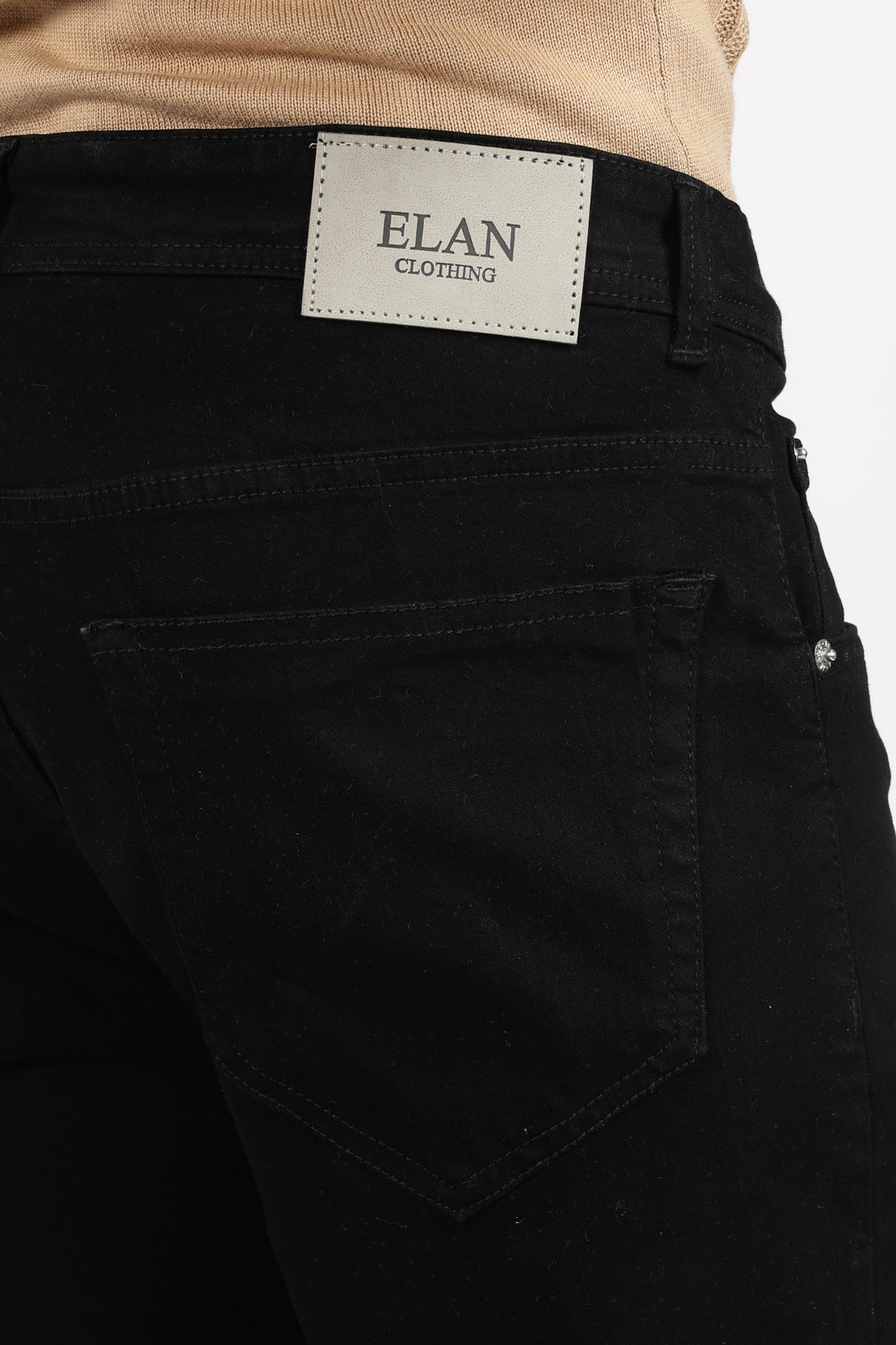Black Denim Regular Fit Jeans