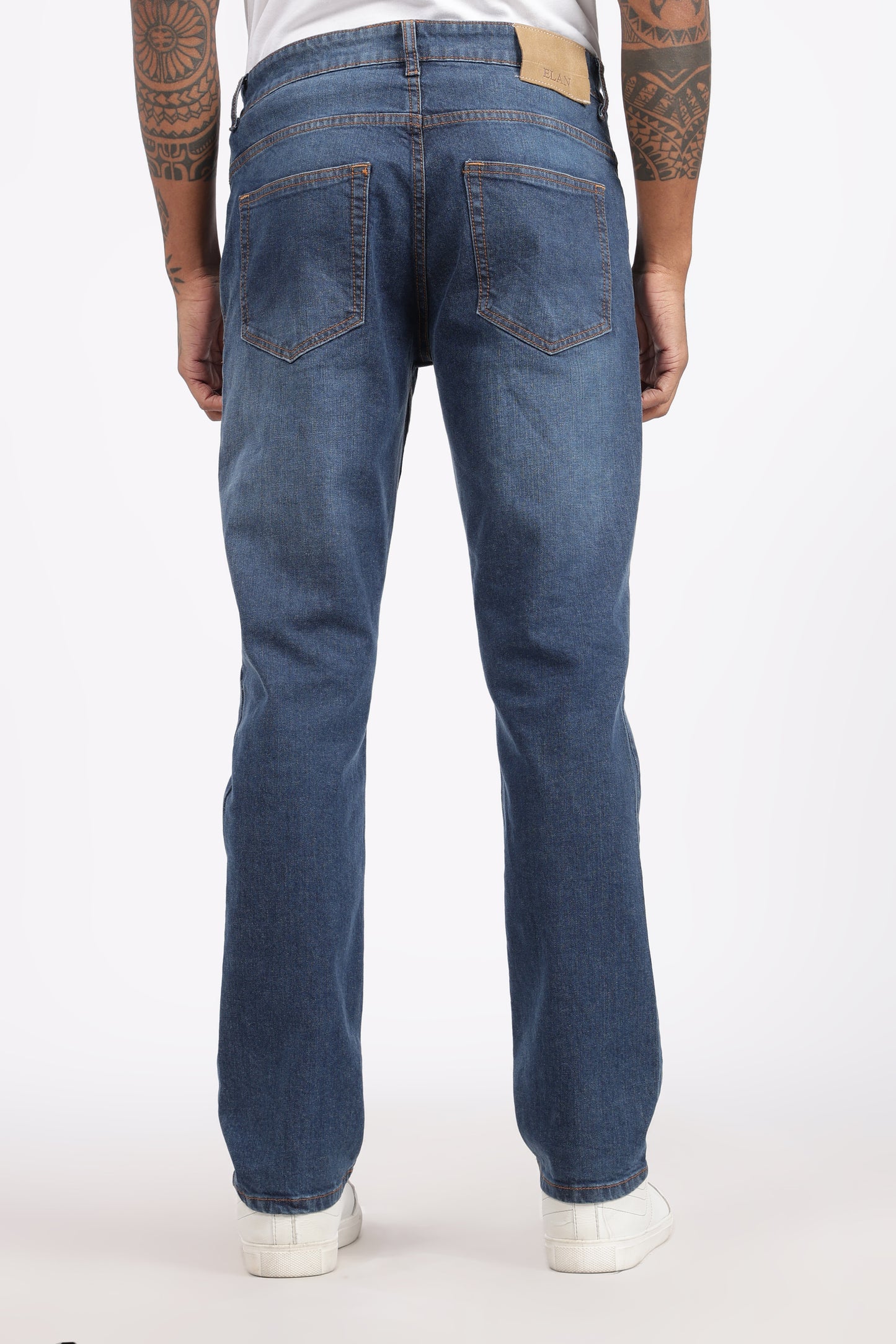 Classic Blue Denim Regular Fit Jeans
