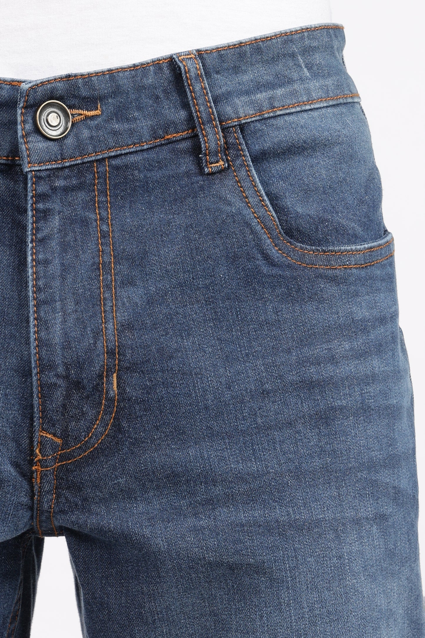 Classic Blue Denim Regular Fit Jeans