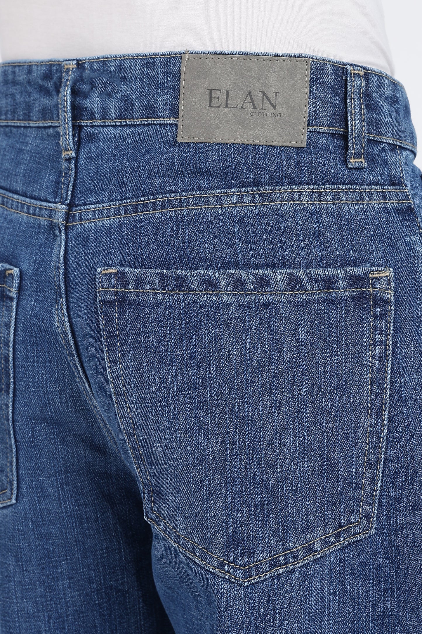 Dark Blue Loose Fit Denim Jeans