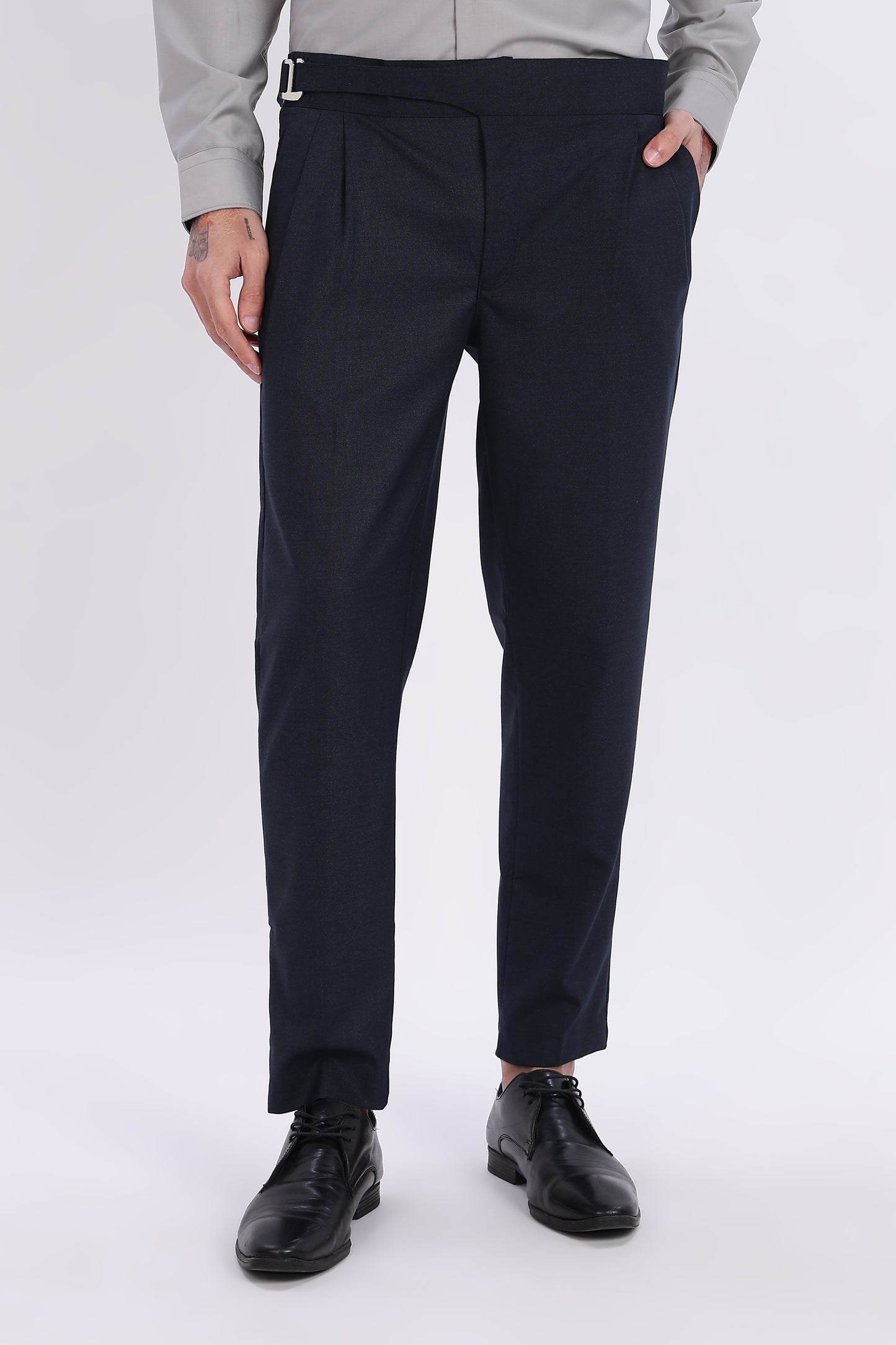 Navy Italian Gurkha Trouser