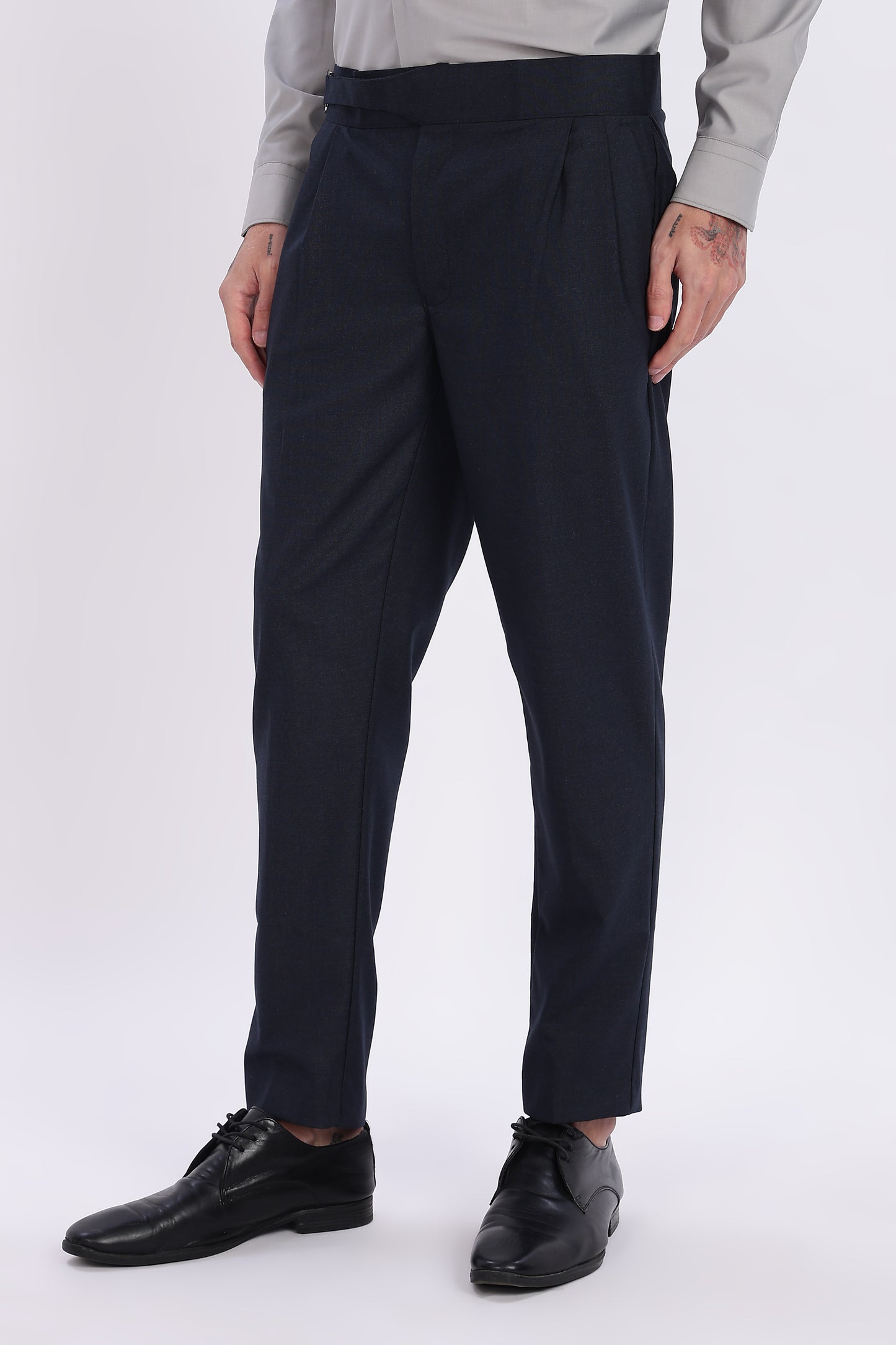 Navy Italian Gurkha Trouser