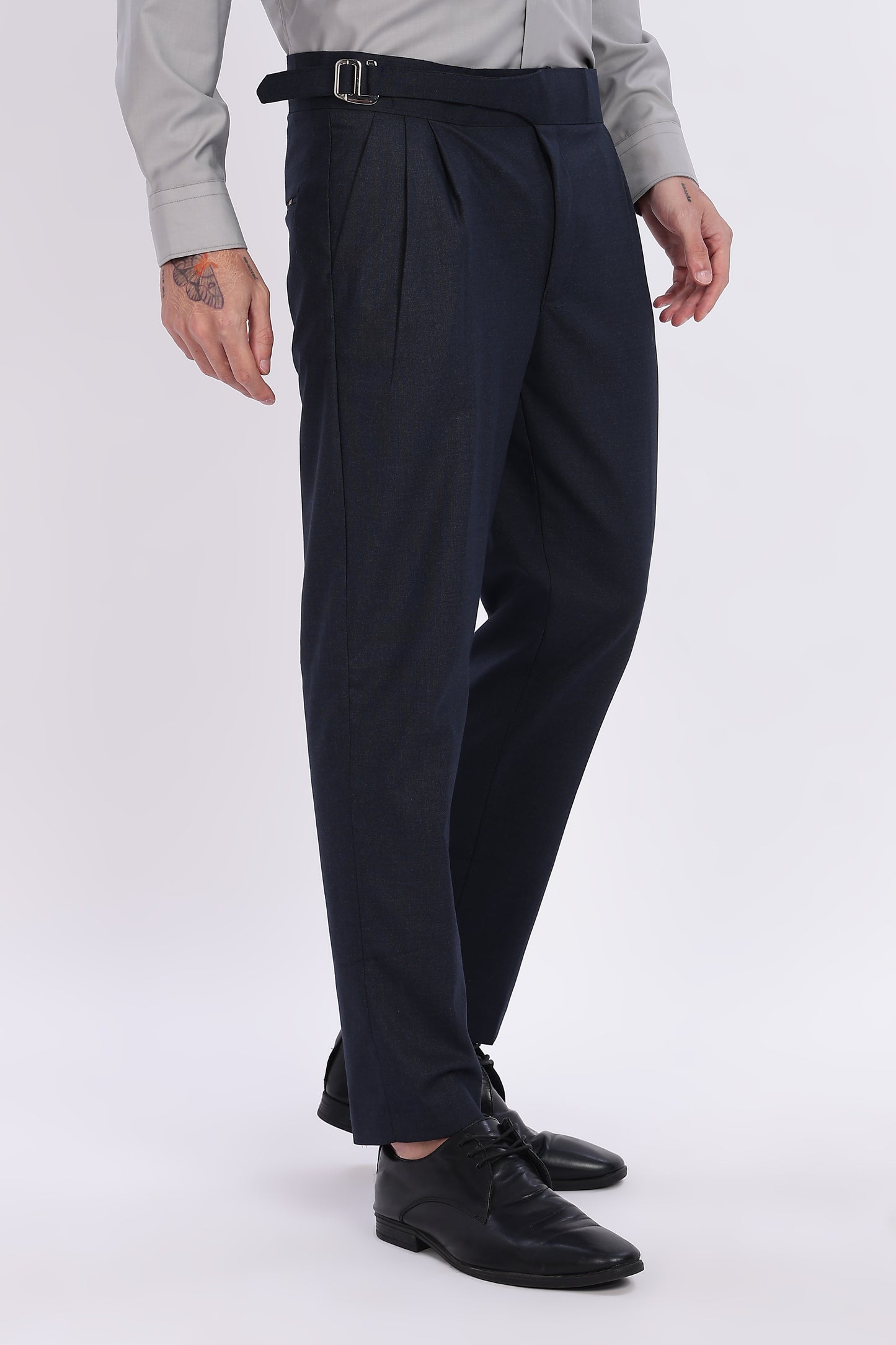 Navy Italian Gurkha Trouser