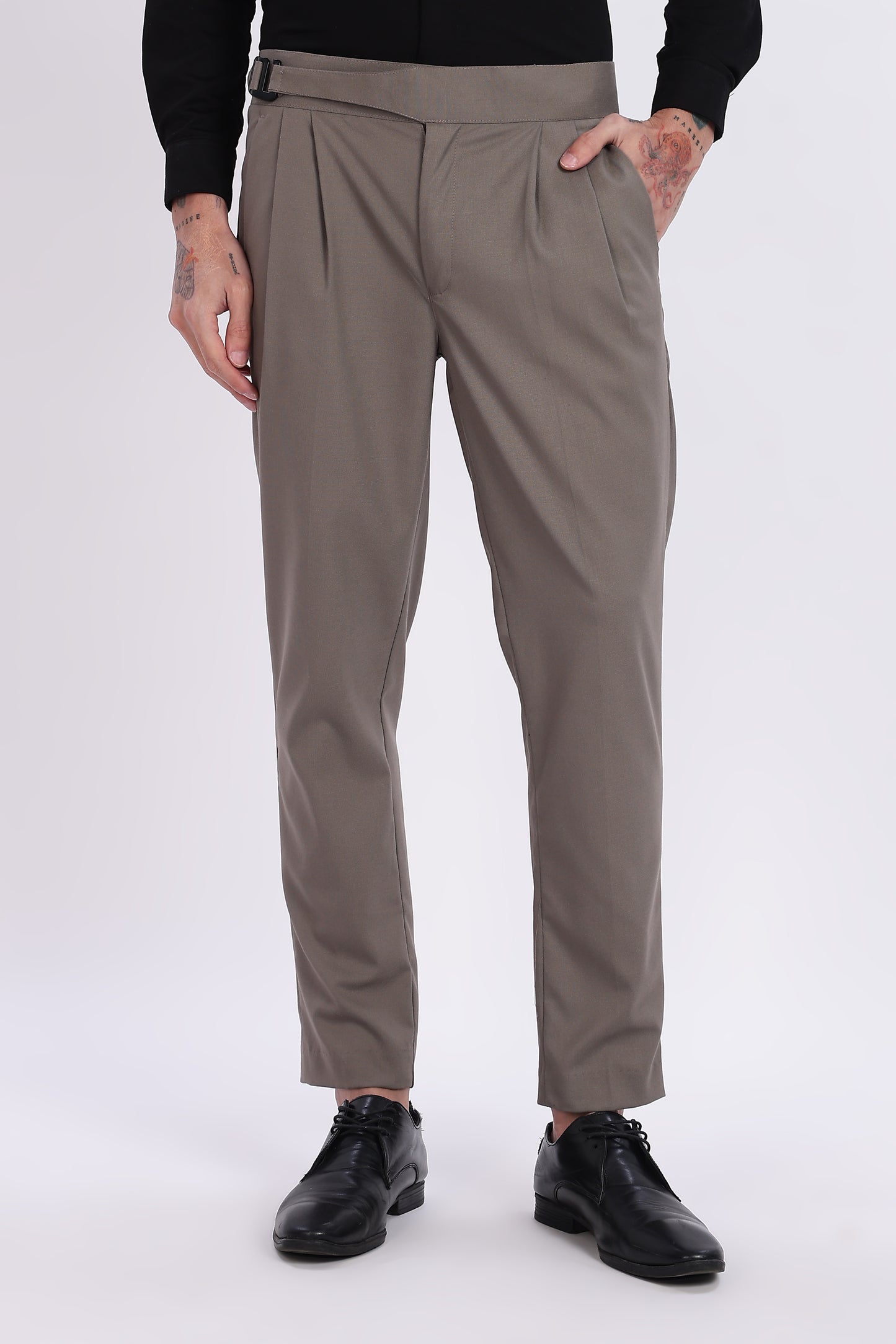 Taupe Italian Gurkha Trouser