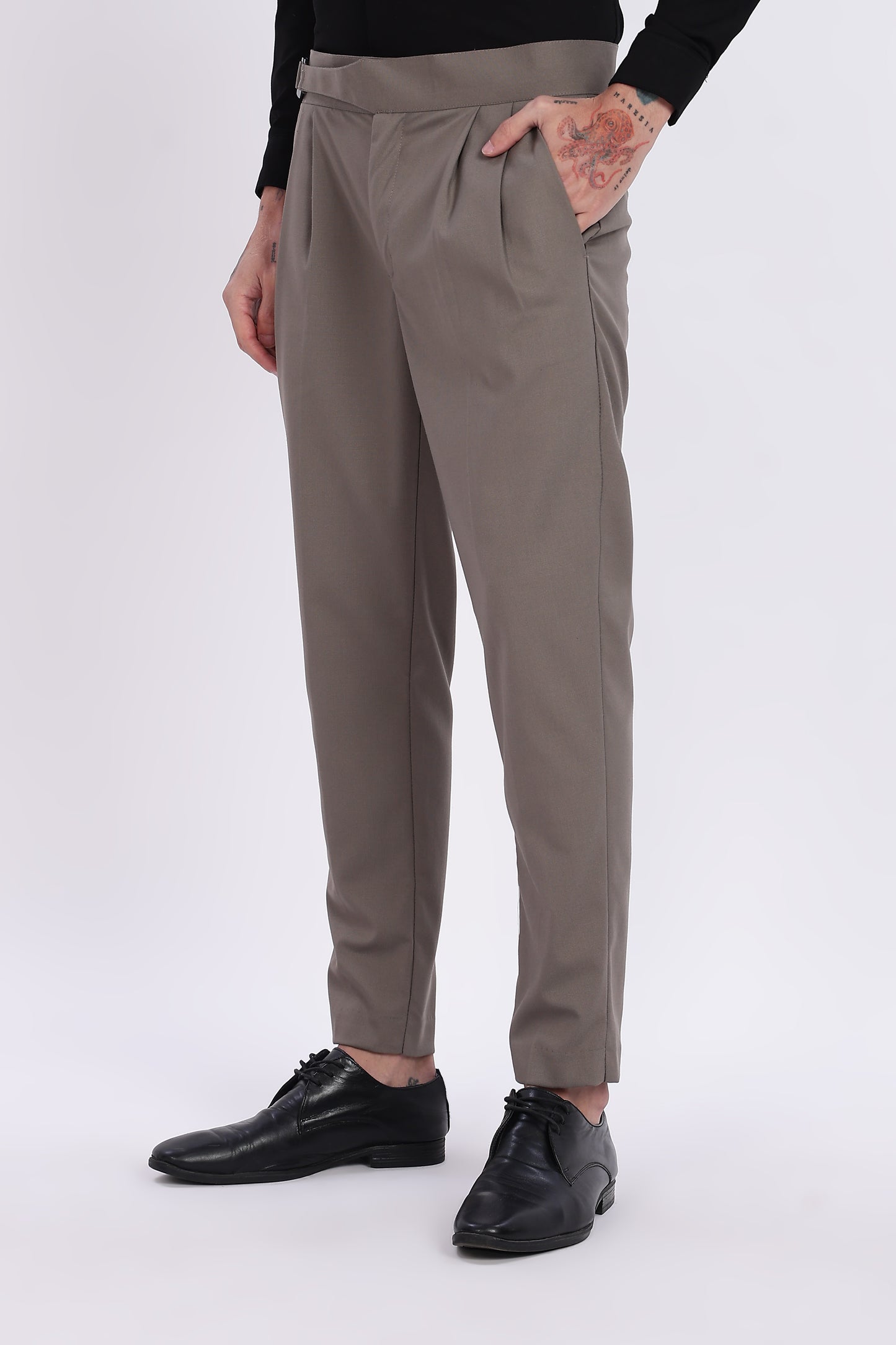 Taupe Italian Gurkha Trouser