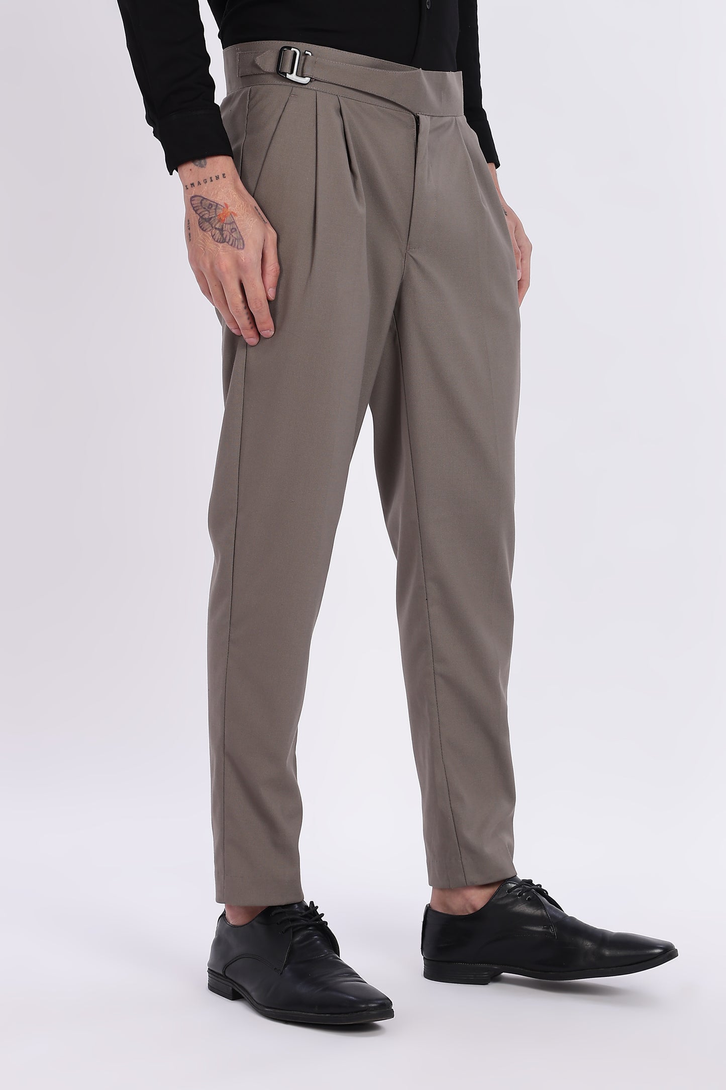 Taupe Italian Gurkha Trouser