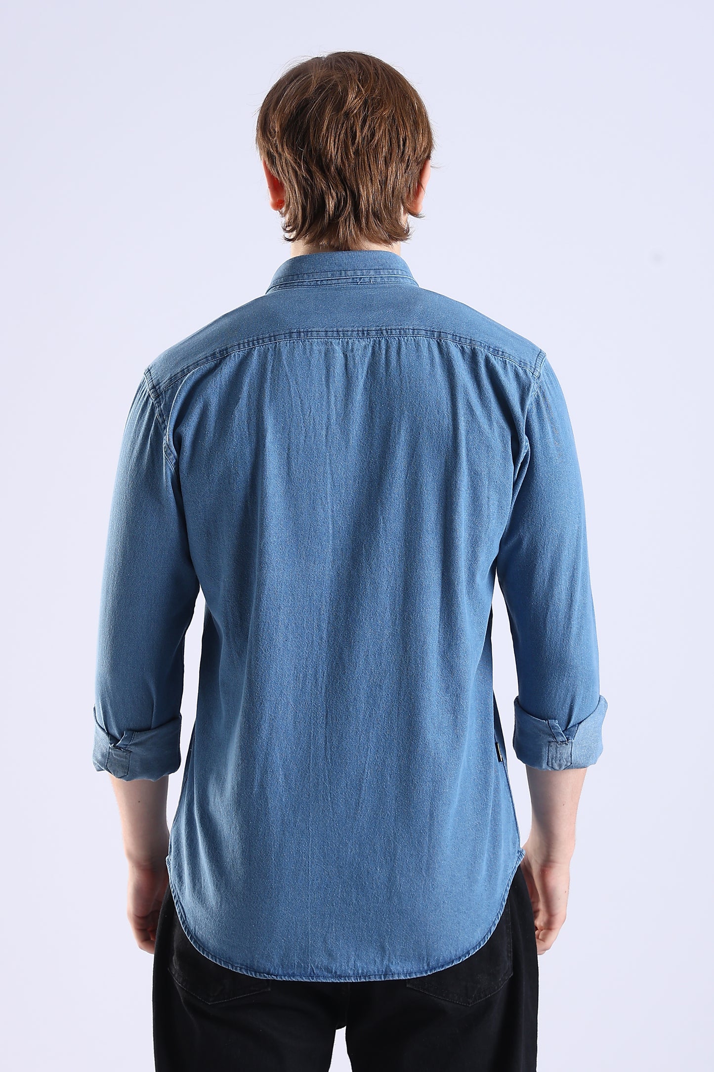 Regular Fit Light Blue Denim Shirt