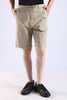 Slim Fit Khaki Rfd Cotton Shorts