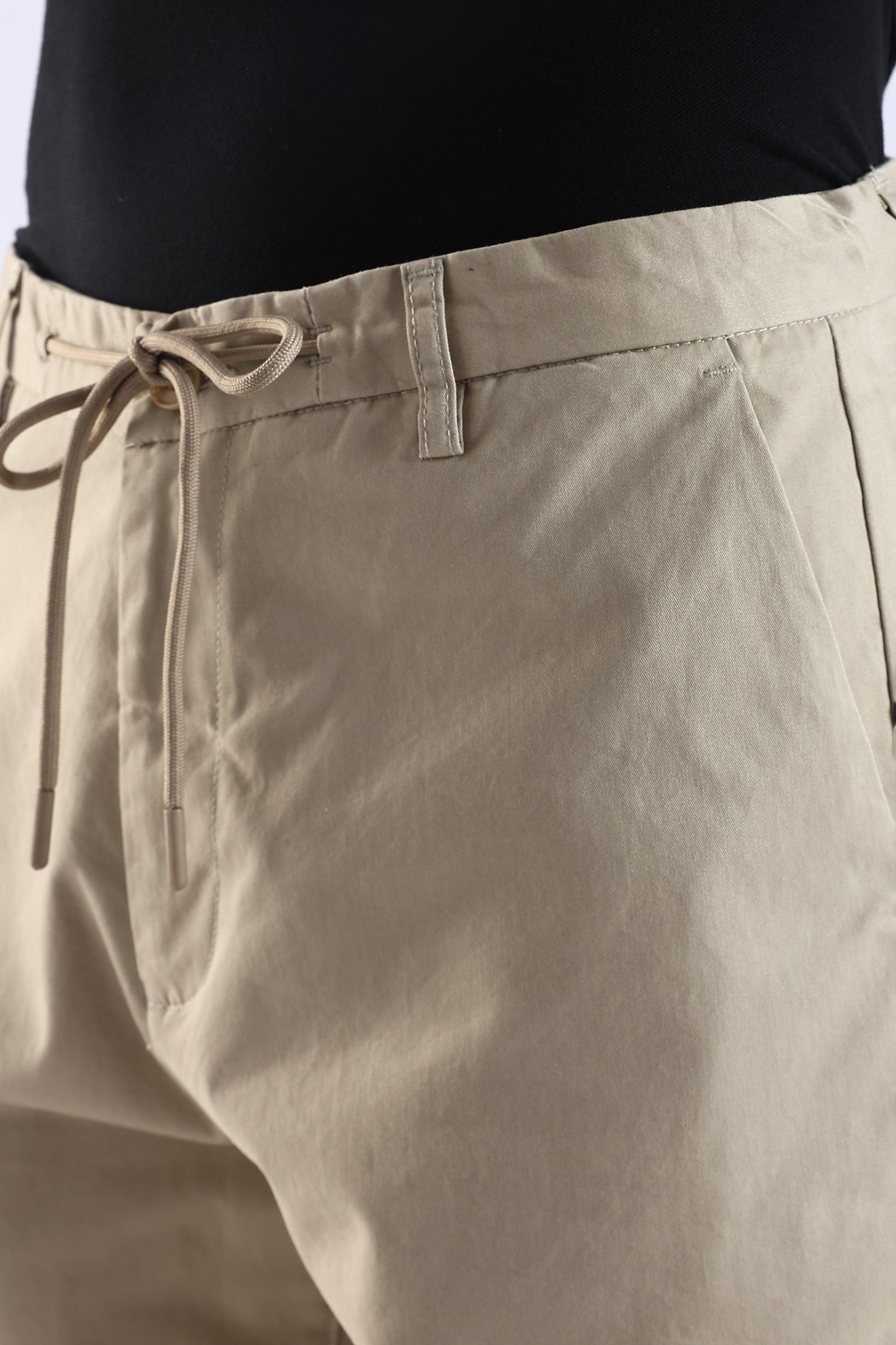 Slim Fit Khaki Rfd Cotton Shorts