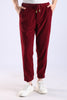 Regular Fit Cordurey Red Trouser