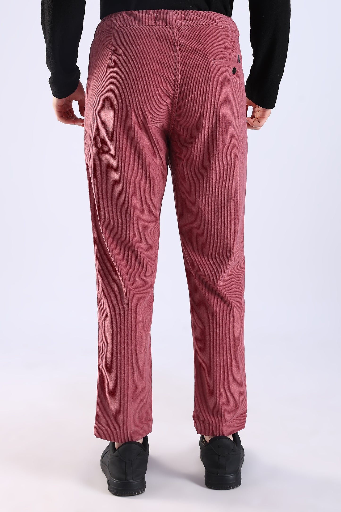 Regular Fit Corduroy Pink Trouser