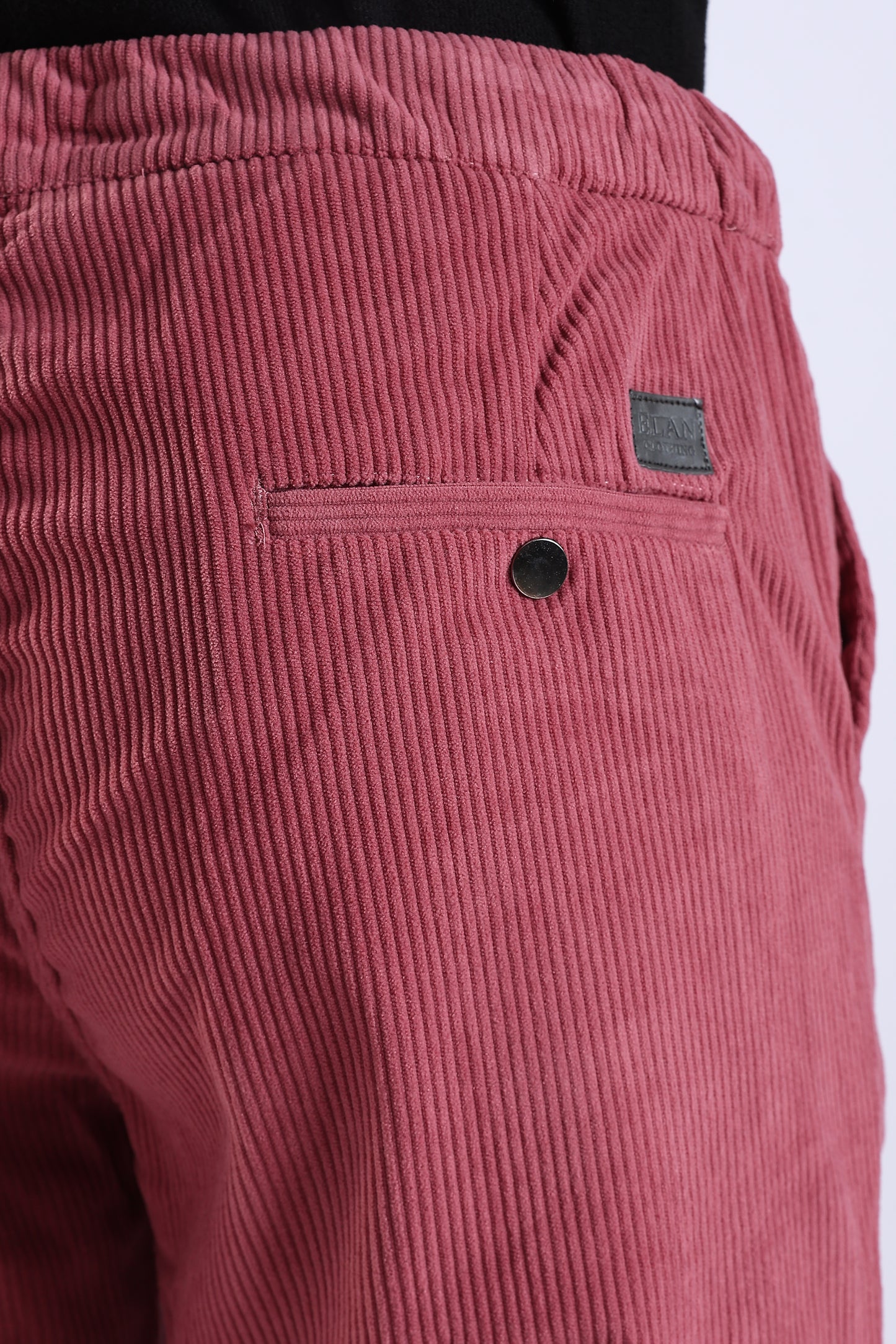Regular Fit Corduroy Pink Trouser