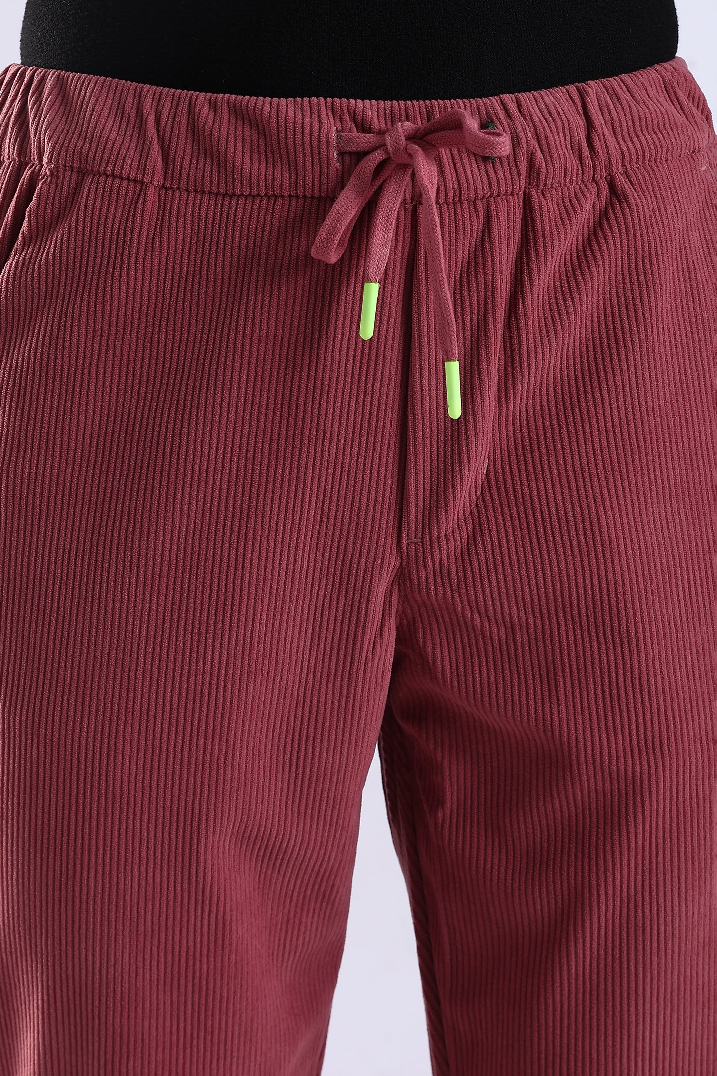 Regular Fit Corduroy Pink Trouser