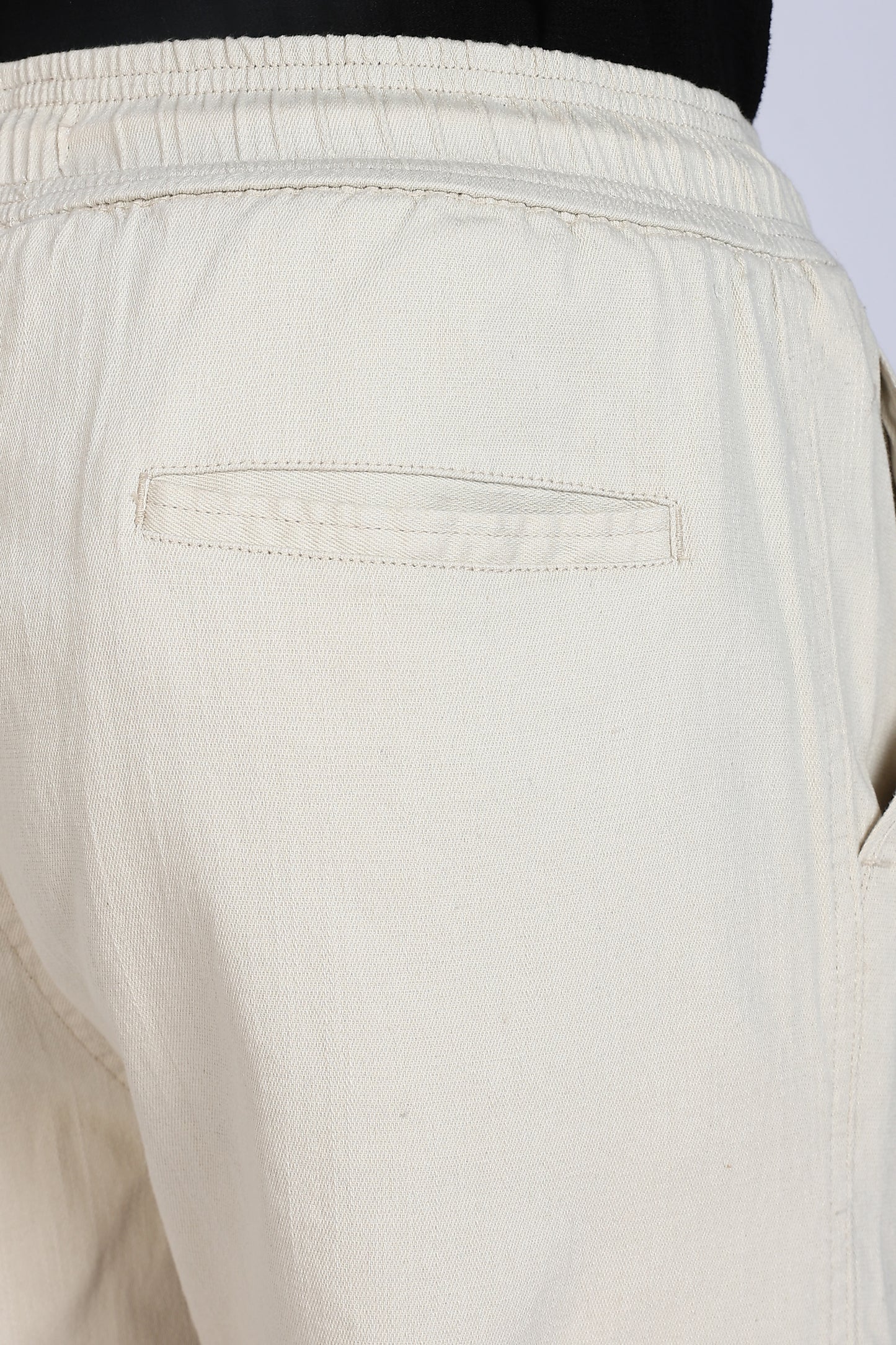 Slim Fit Six Pocket Beige Cargos