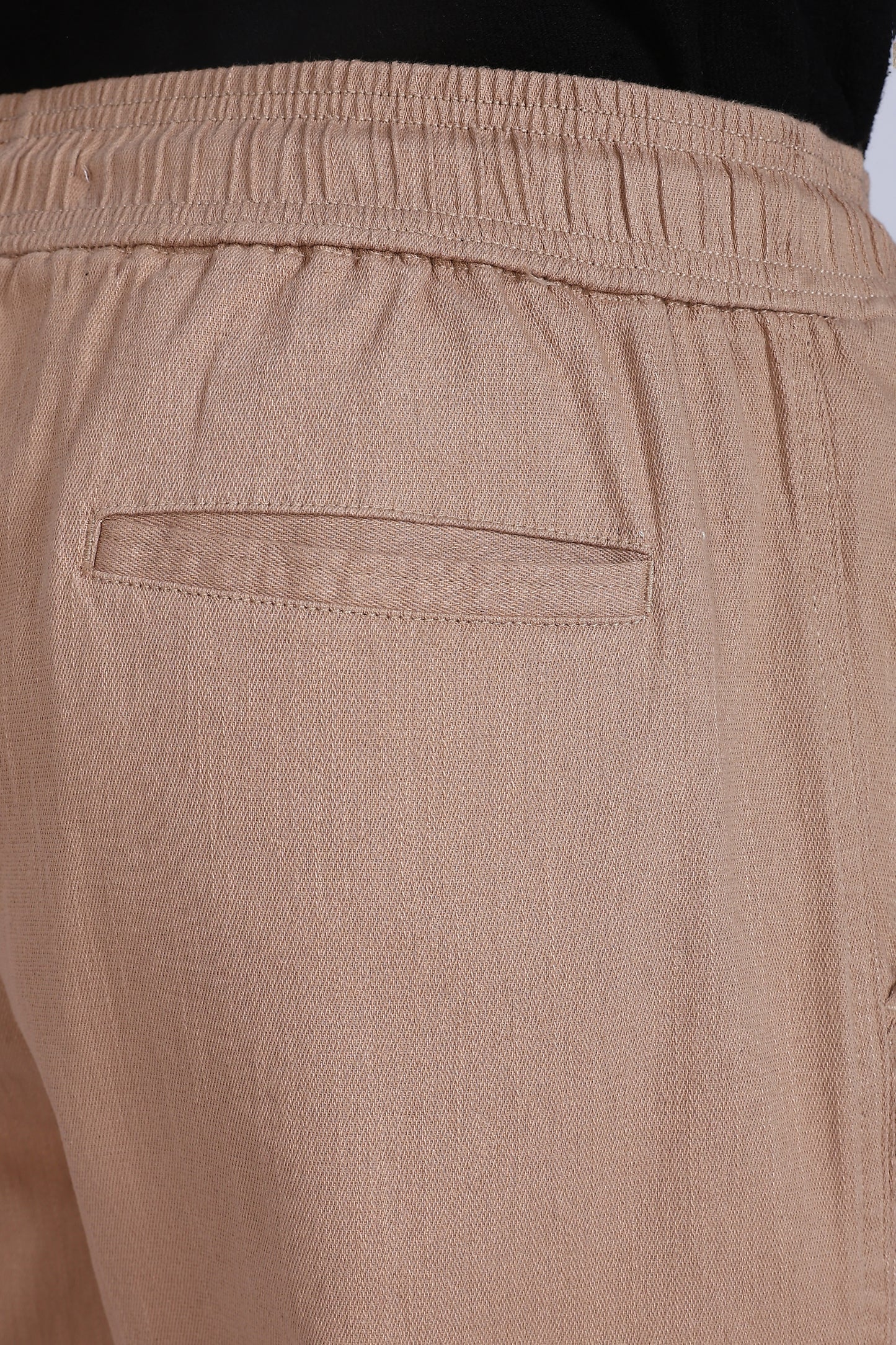 Beige Slim Fit Cargo Trouser