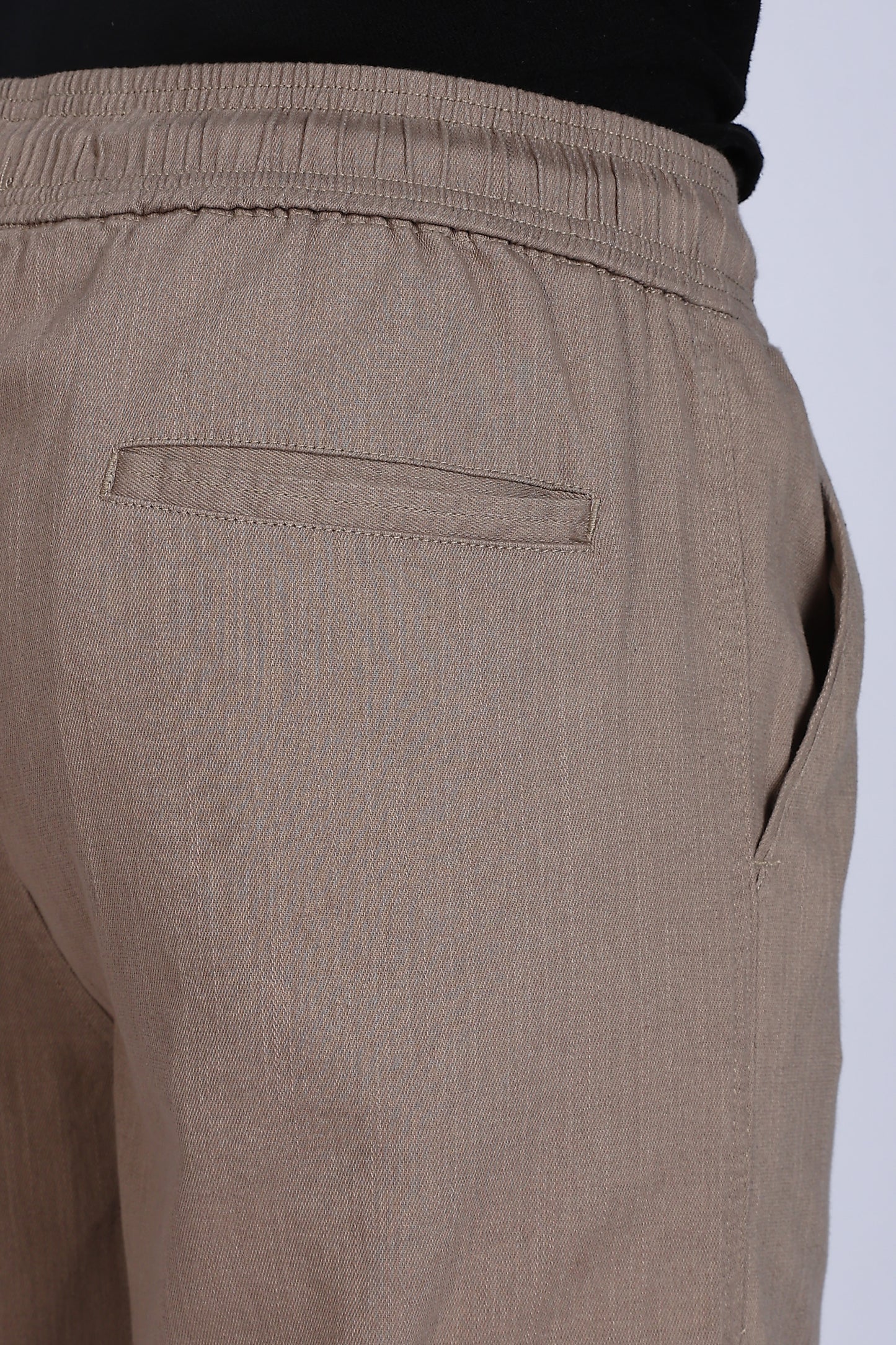 Slim Fit Six Pocket Beige Cargos