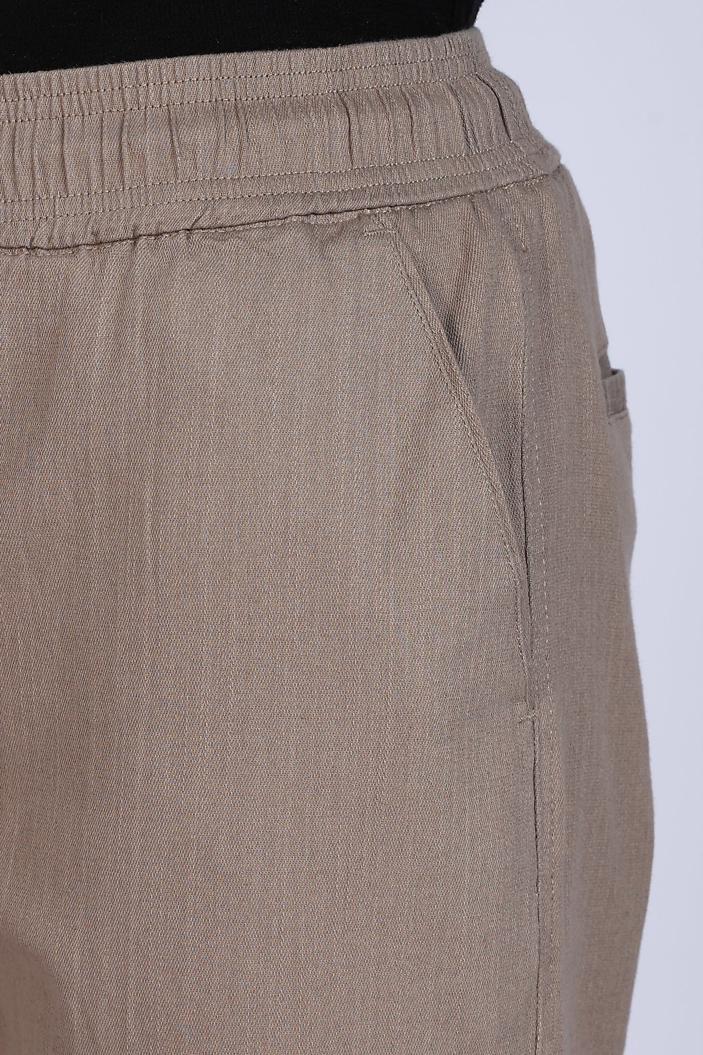 Slim Fit Six Pocket Beige Cargos