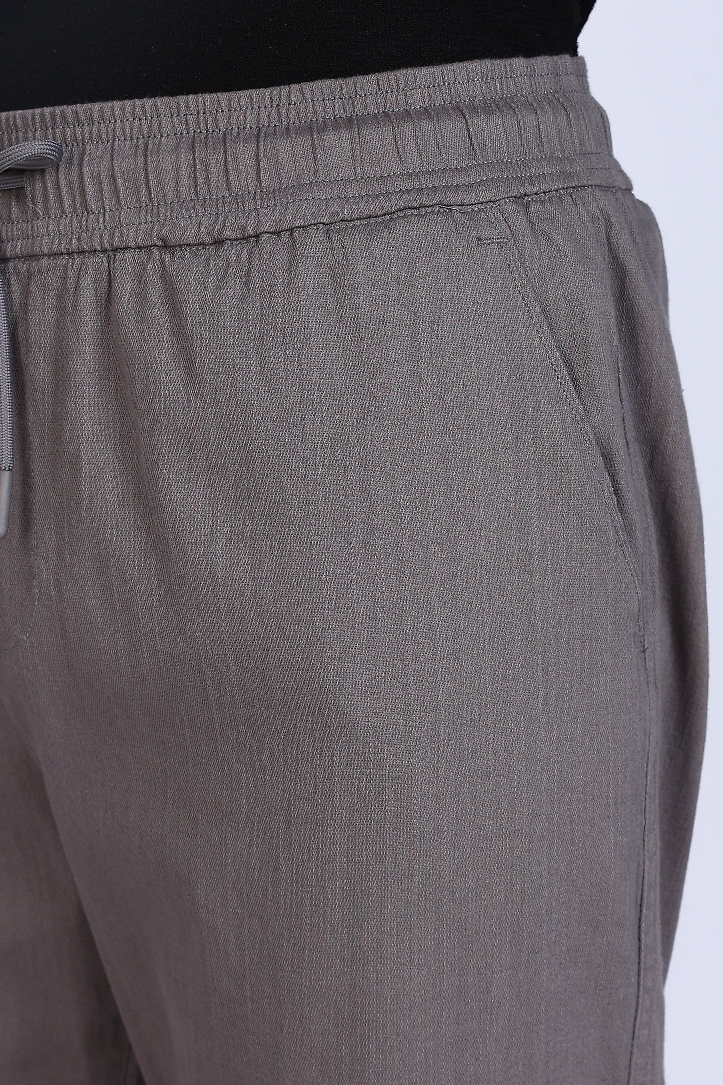 Slim Fit Six Pocket Grey Cargos