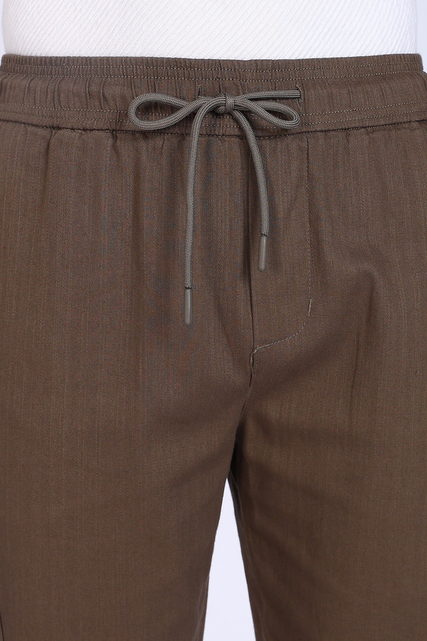 Slim Fit Six Pocket Brown Cargos