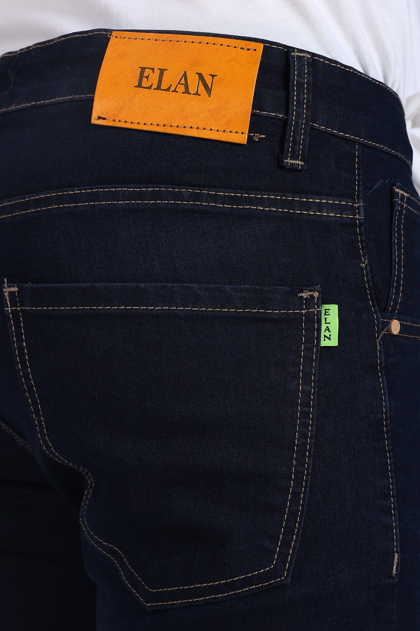 Slim Fit Dark Blue Denim Shorts