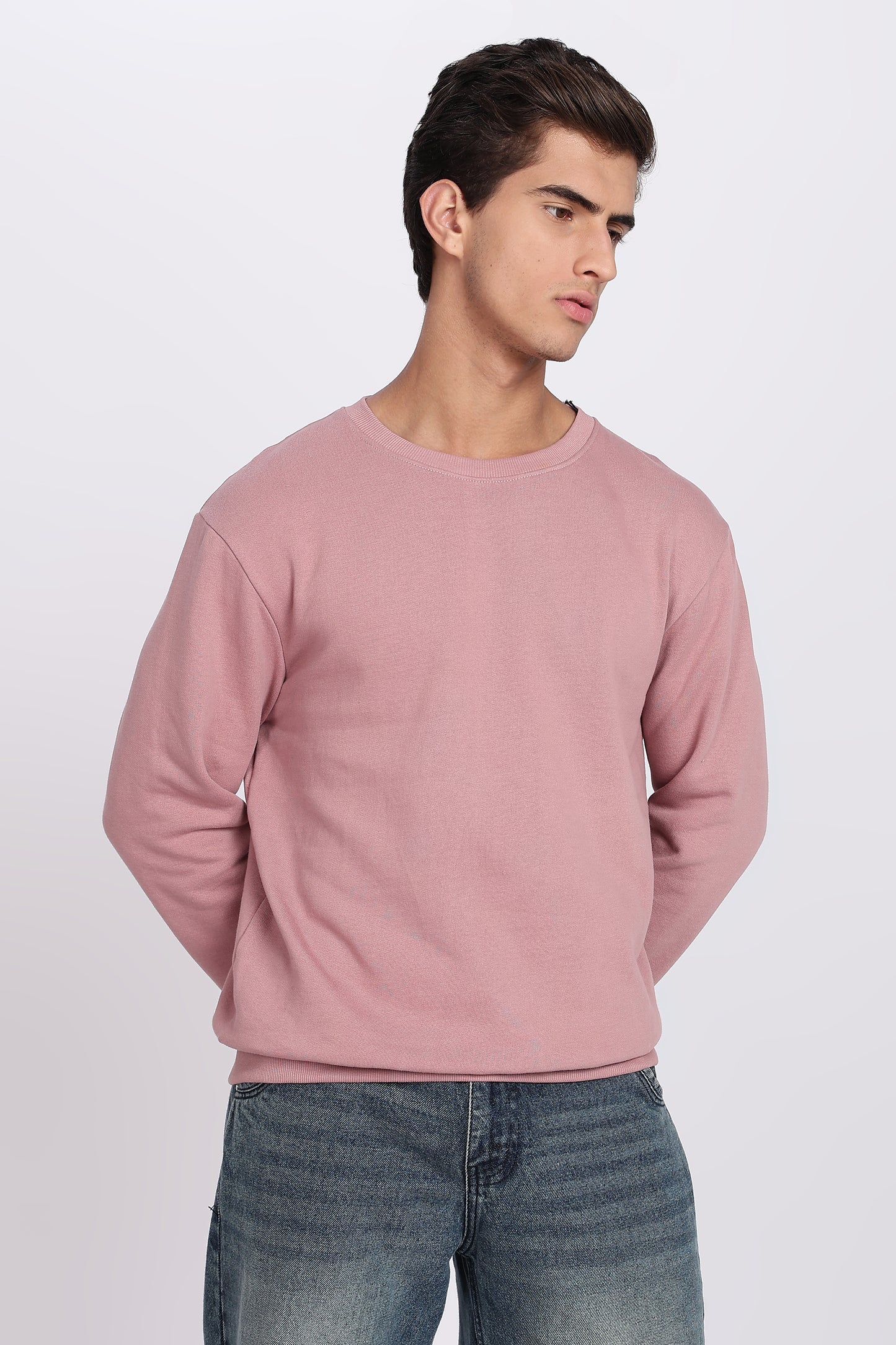 Dusty Pink Minimal Sweatshirt