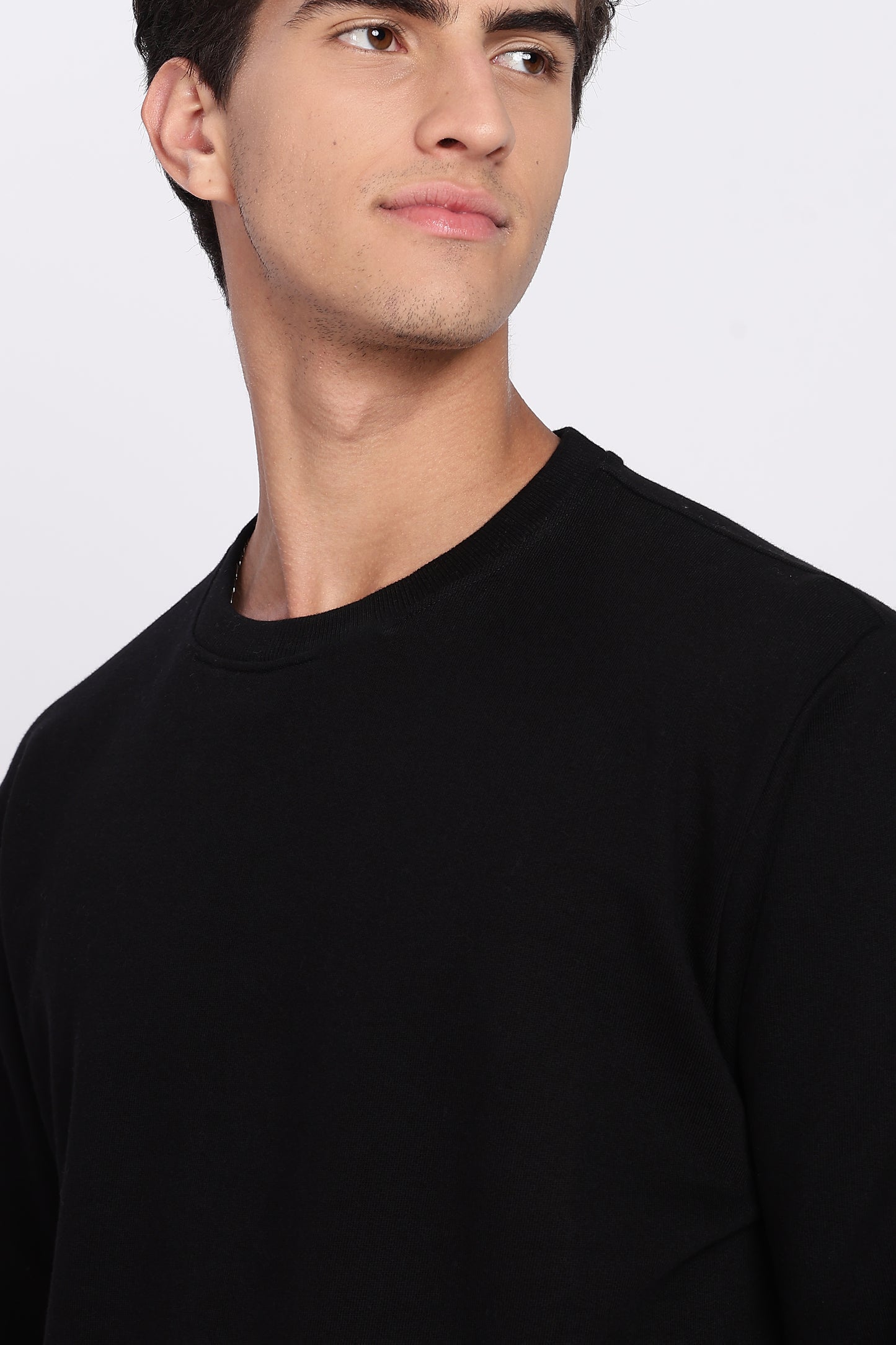 Black Minimal Sweatshirt