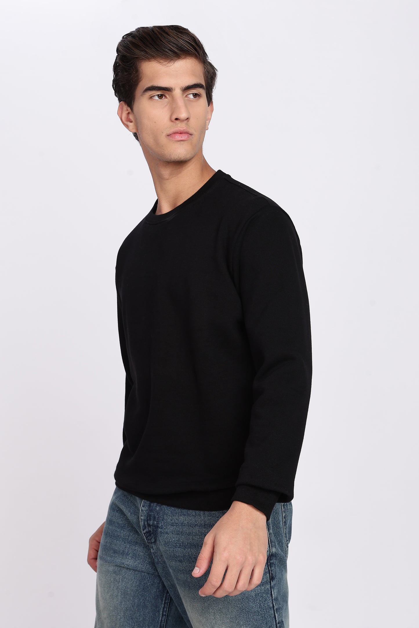 Black Minimal Sweatshirt