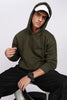 Olive Green Minimal Hoodie