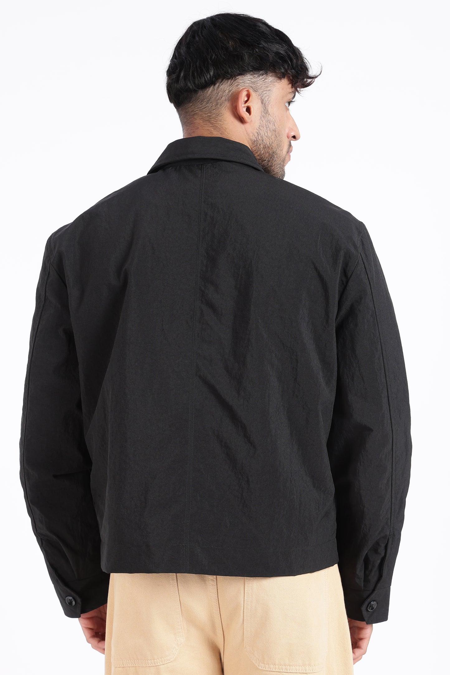 Premium Black Wrinkle Designer Jacket