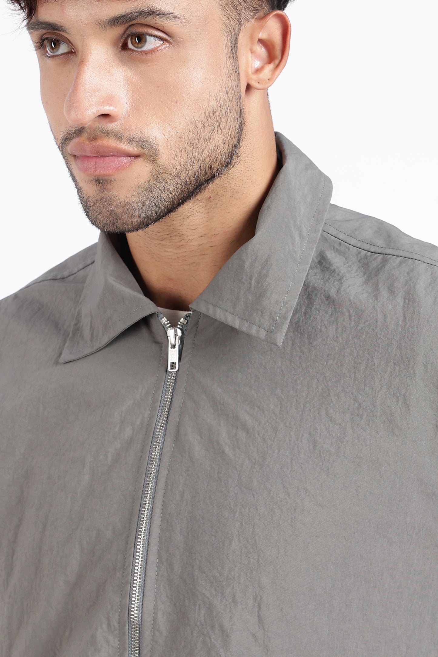 Premium Grey Wrinkle Designer Jacket