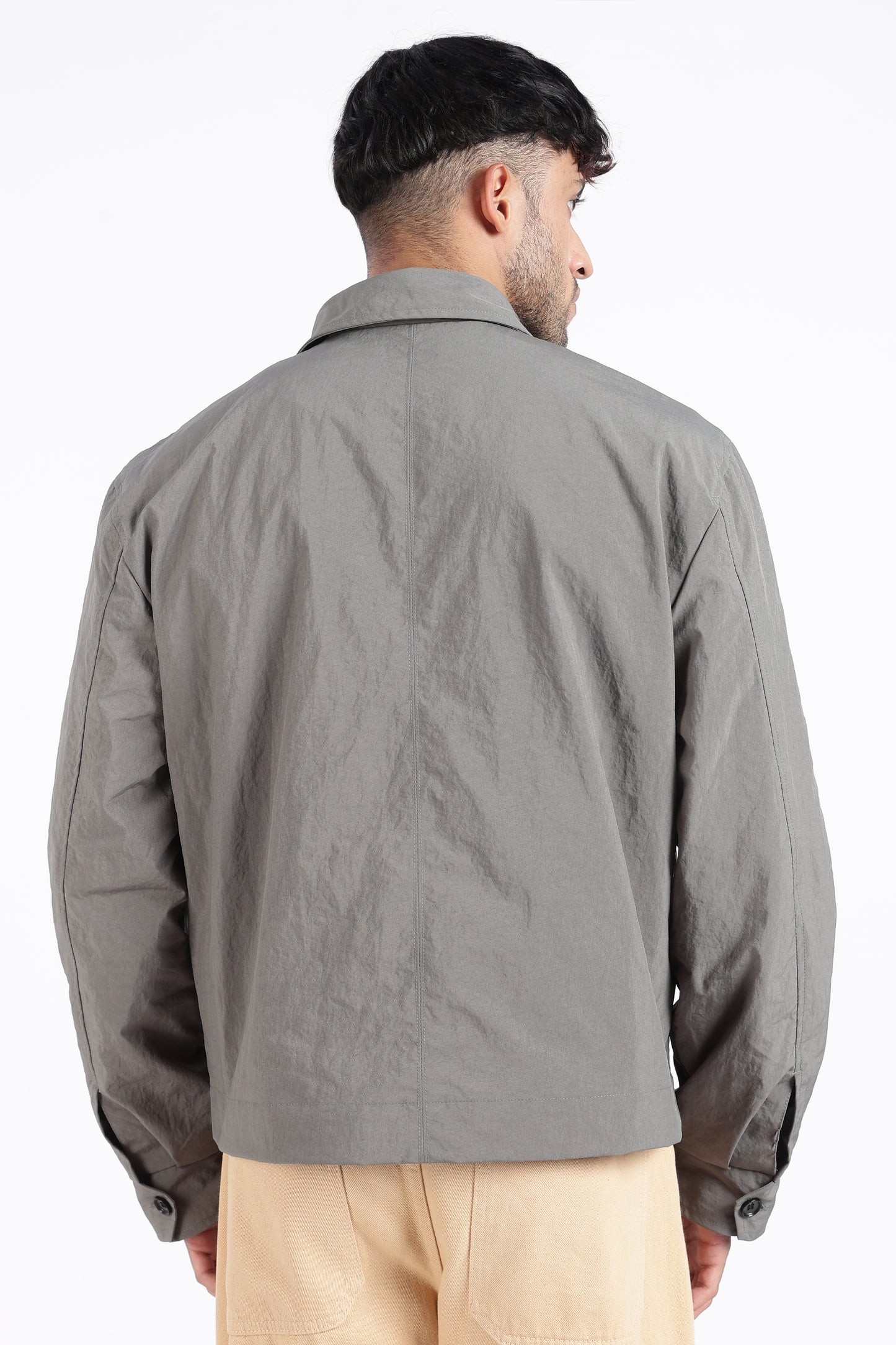 Premium Grey Wrinkle Designer Jacket
