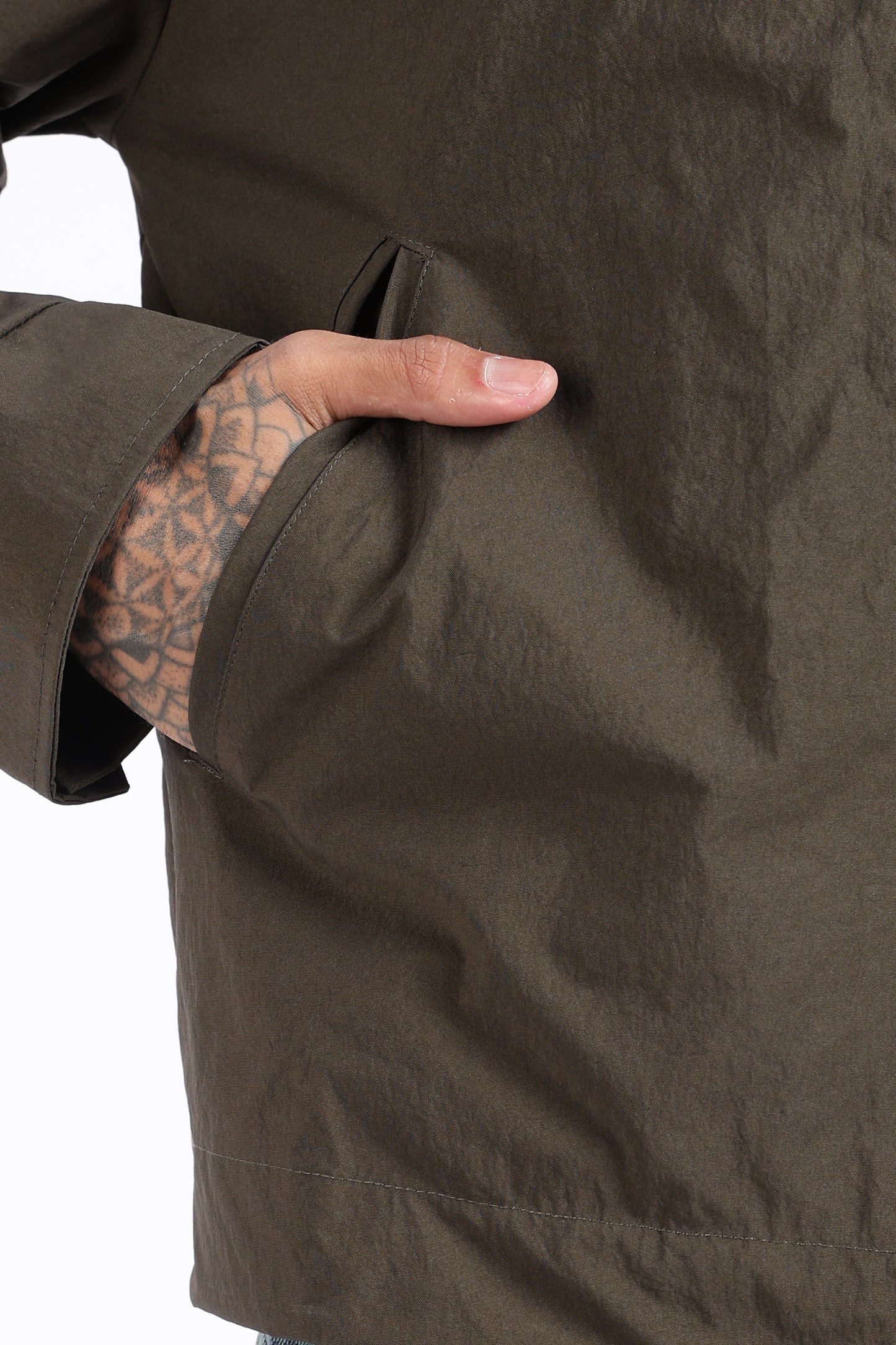 Premium Brown Wrinkle Designer Jacket