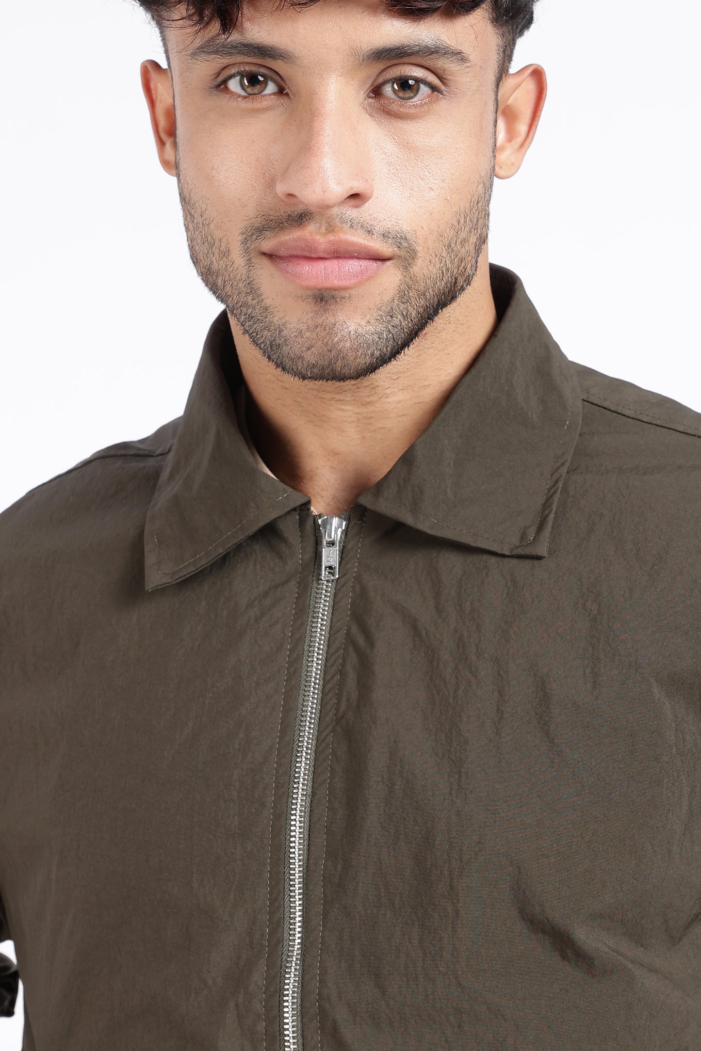 Premium Brown Wrinkle Designer Jacket