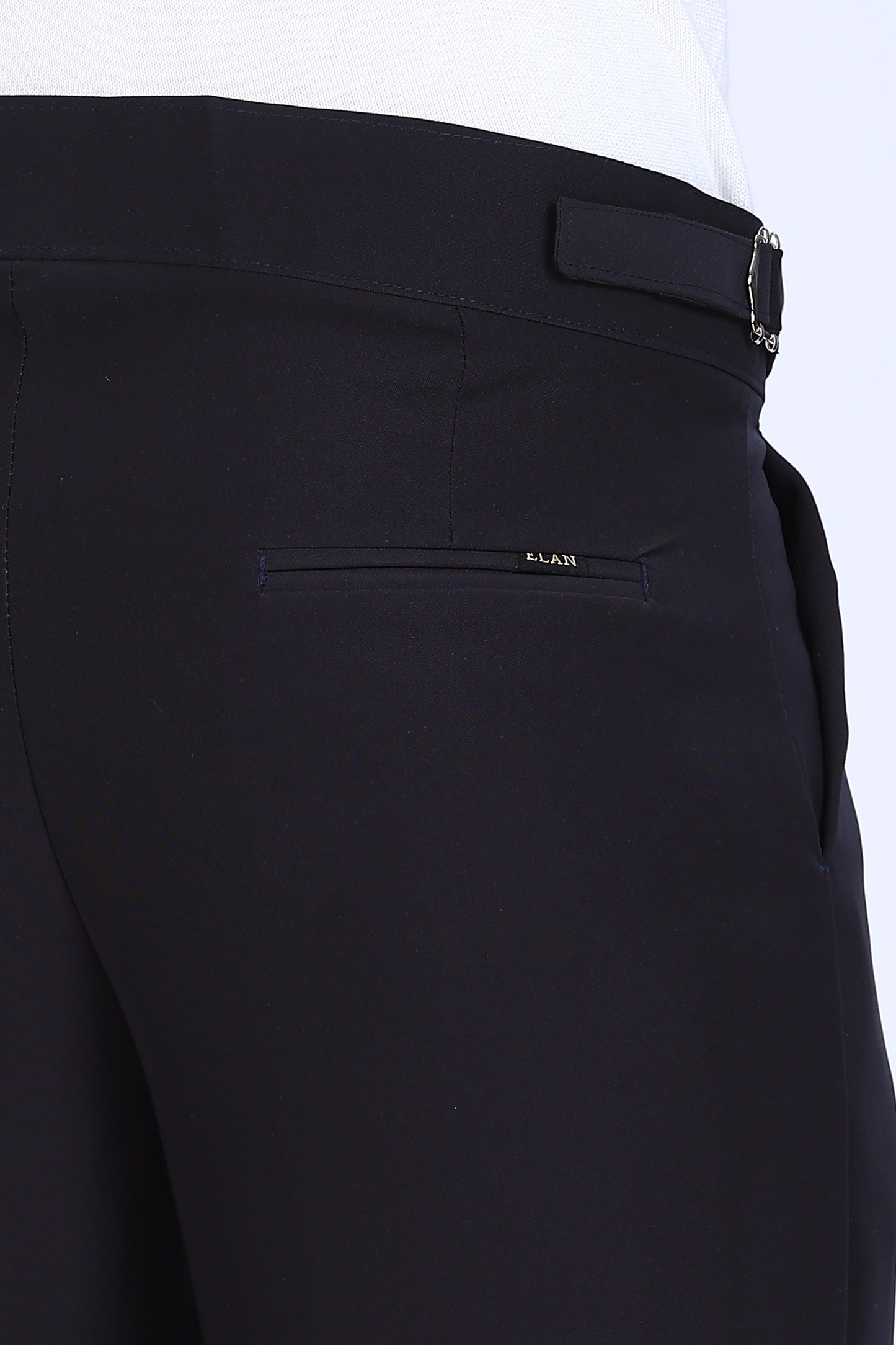 Regular Fit Black Armani Gurkha Pants