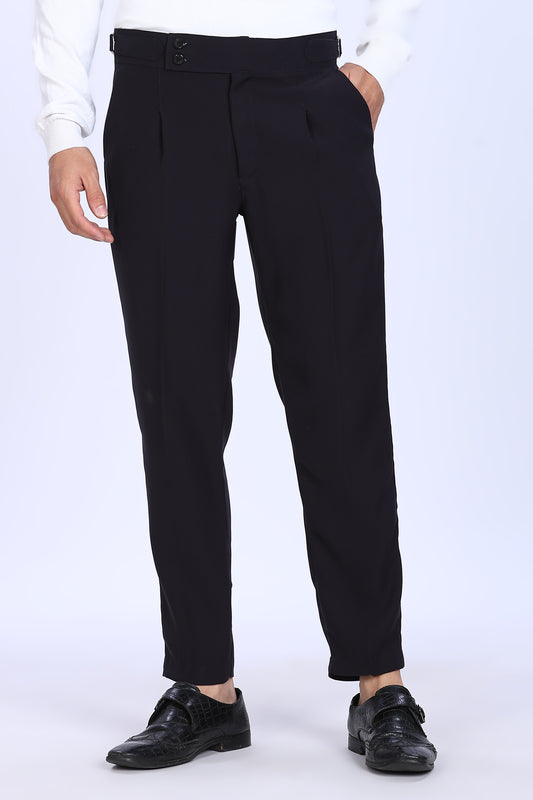 Regular Fit Black Armani Gurkha Pants