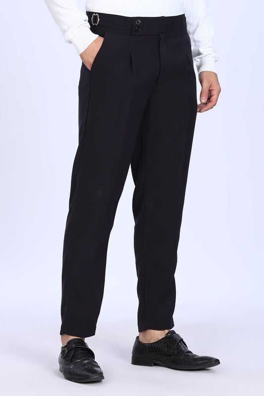 Regular Fit Black Armani Gurkha Pants