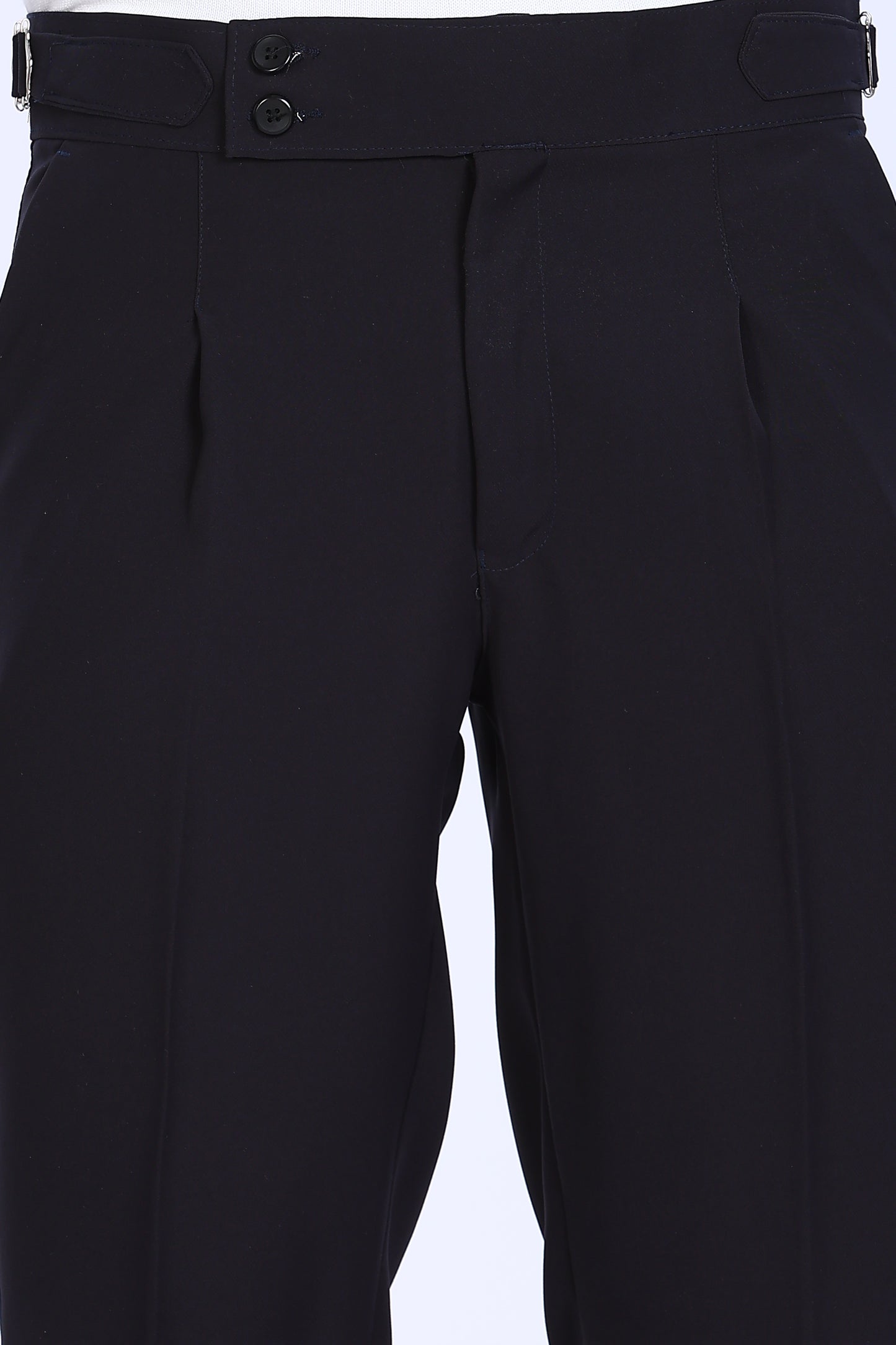 Regular Fit Black Armani Gurkha Pants