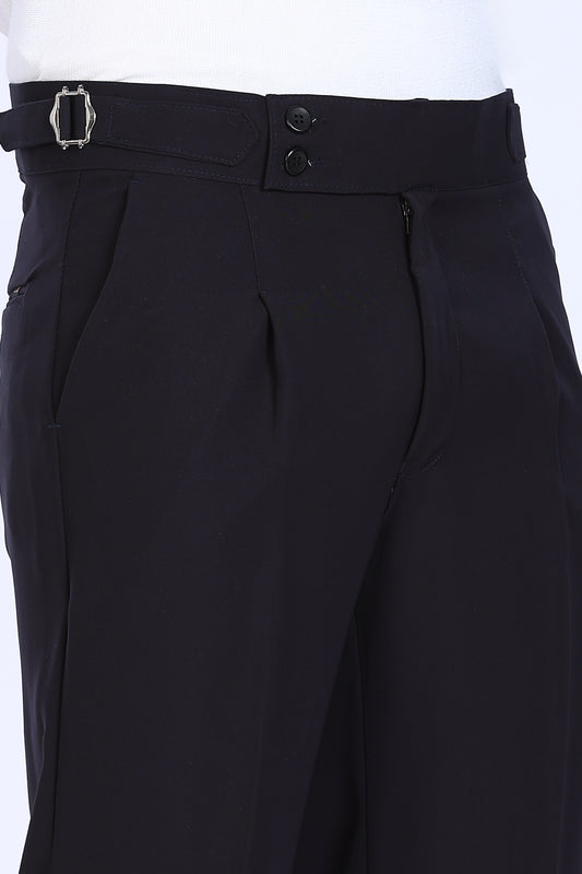 Regular Fit Black Armani Gurkha Pants