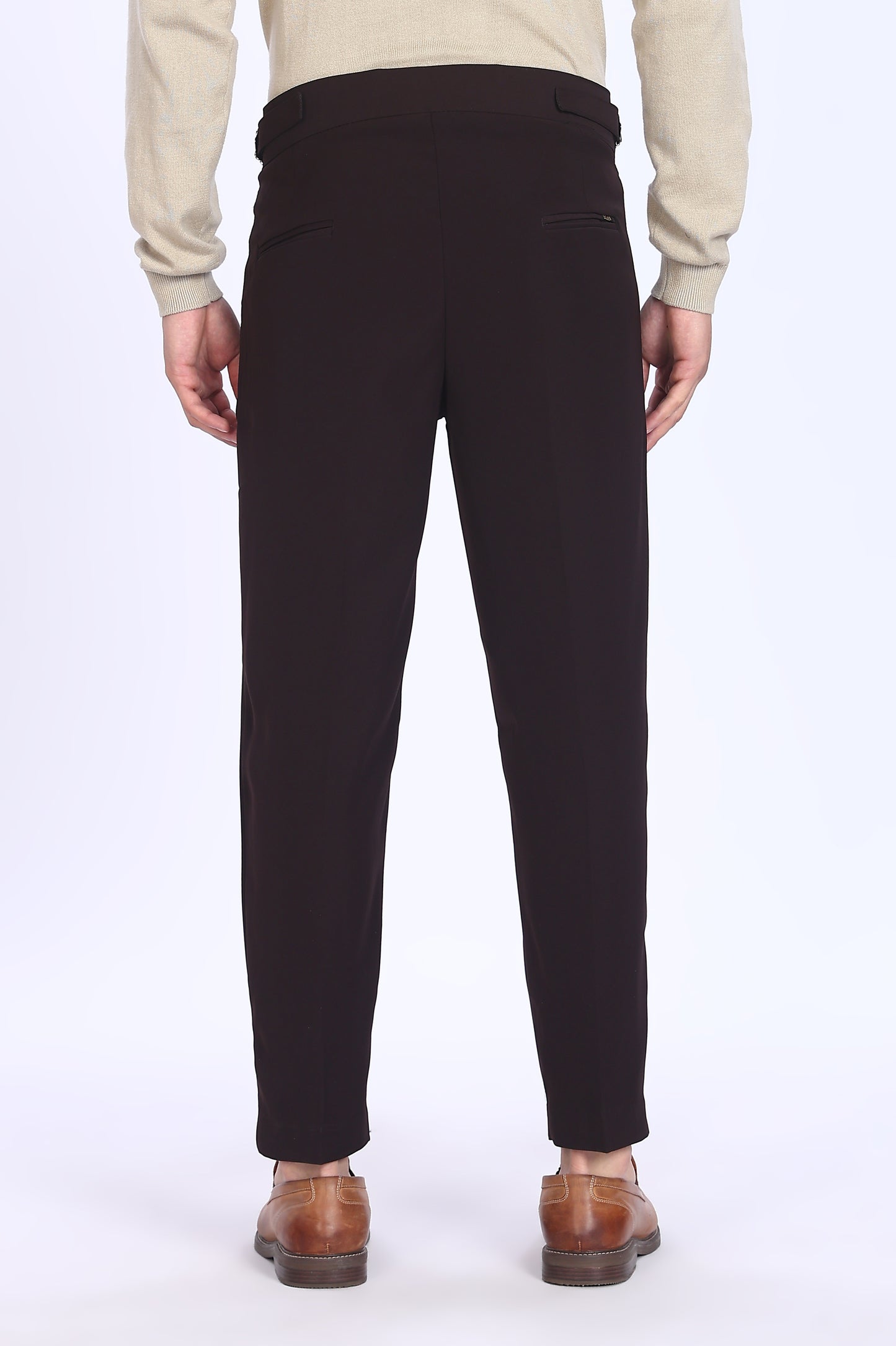 Regular Fit Deep Brown Formal Trouser