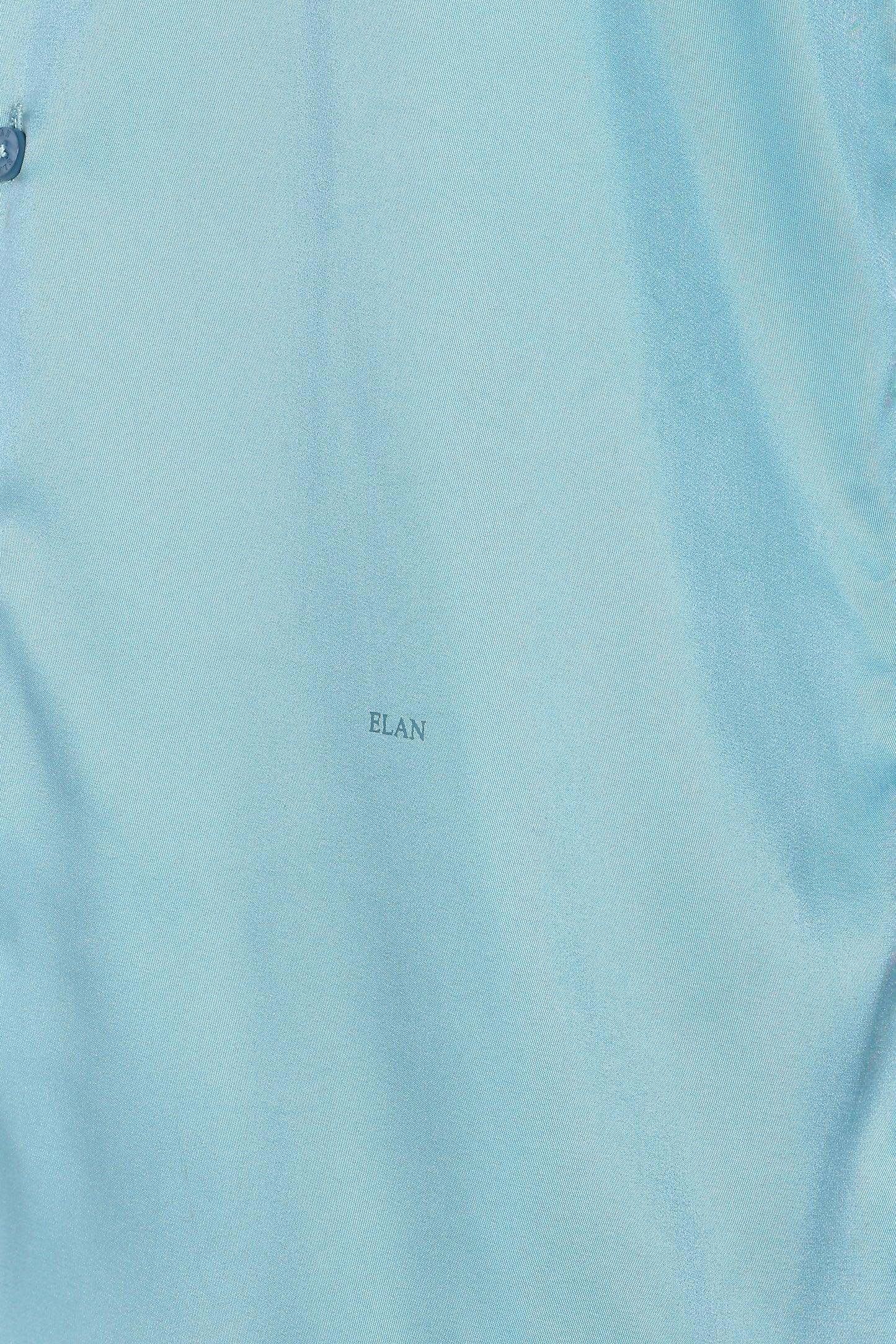 Regular Fit Sleek Teal Satin Shirt