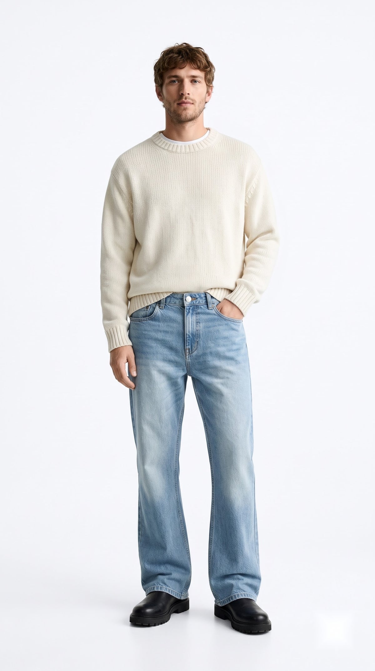 Light Blue Bootcut Jean