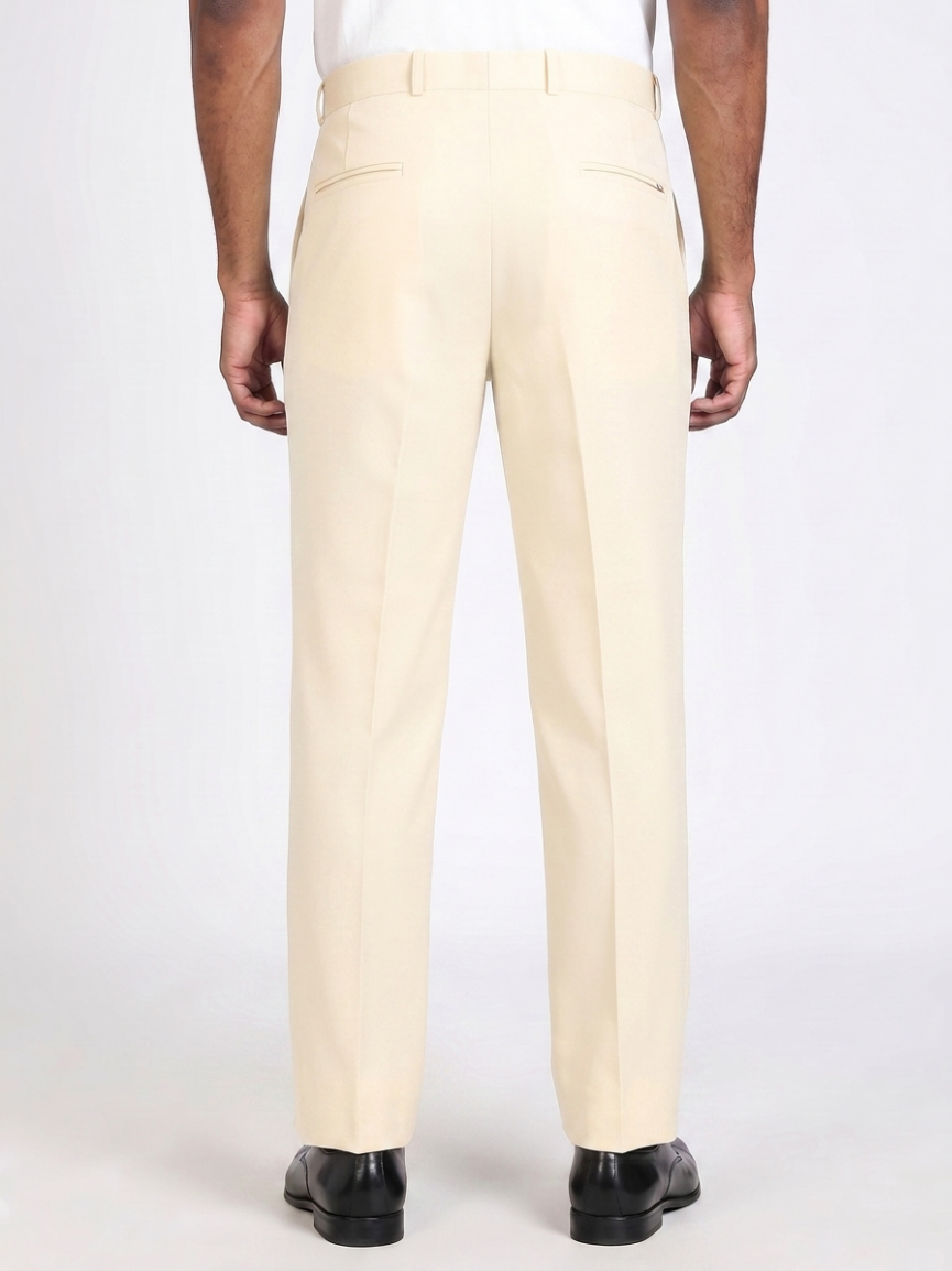 Formal Barbie Fabric Cosmic Latte Beige Trouser