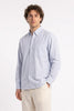 Blue Stripe Linen Regular Fit Shirt