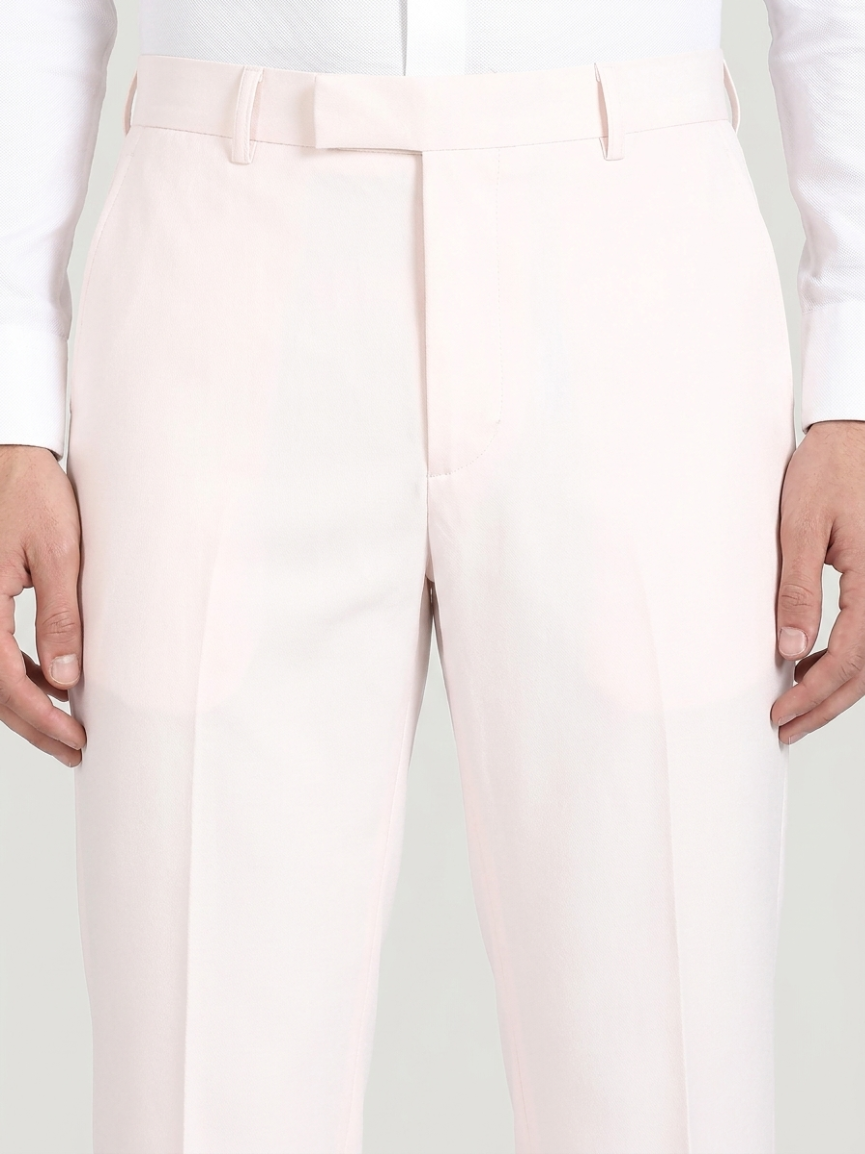 Formal Barbie Fabric Rose White  Trouser