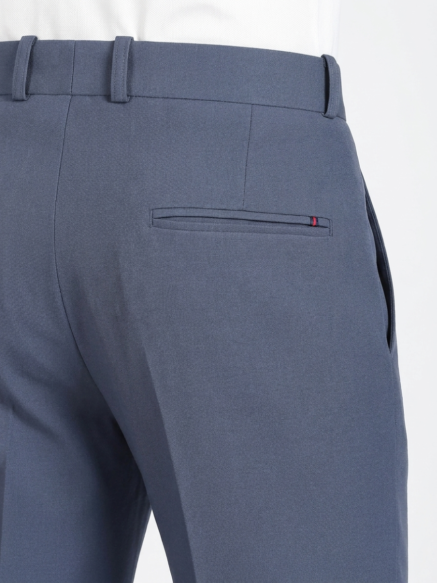 Formal Barbie Fabric Dark Slate Blue Trouser