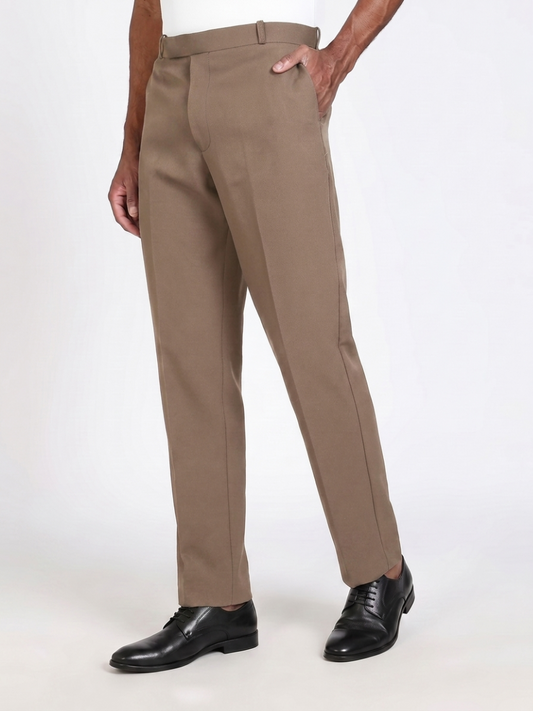 Formal Barbie Fabric Mushroom Brown Trouser