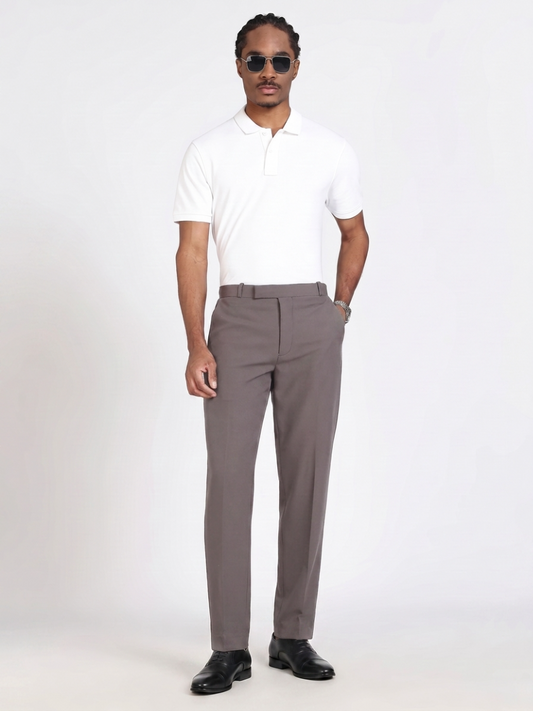 Formal Barbie Fabric Taupe Grey Trouser