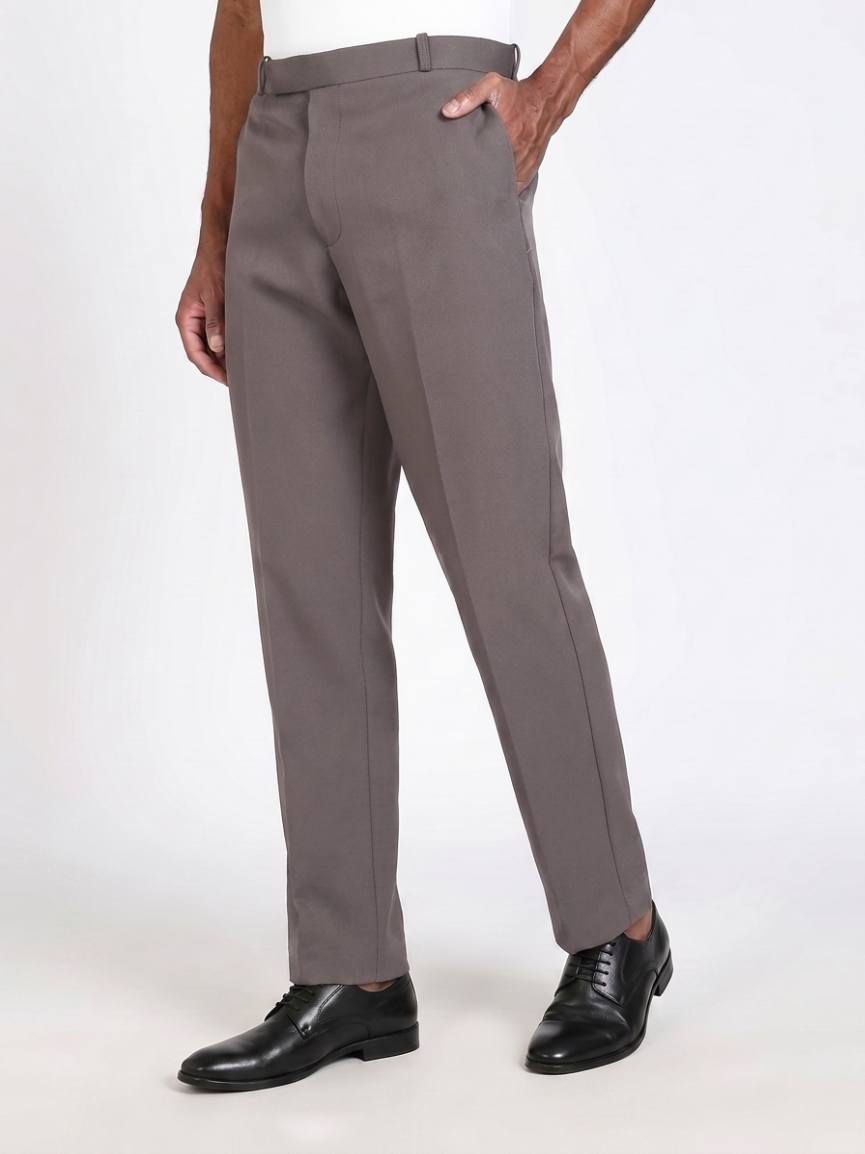 Formal Barbie Fabric Taupe Grey Trouser